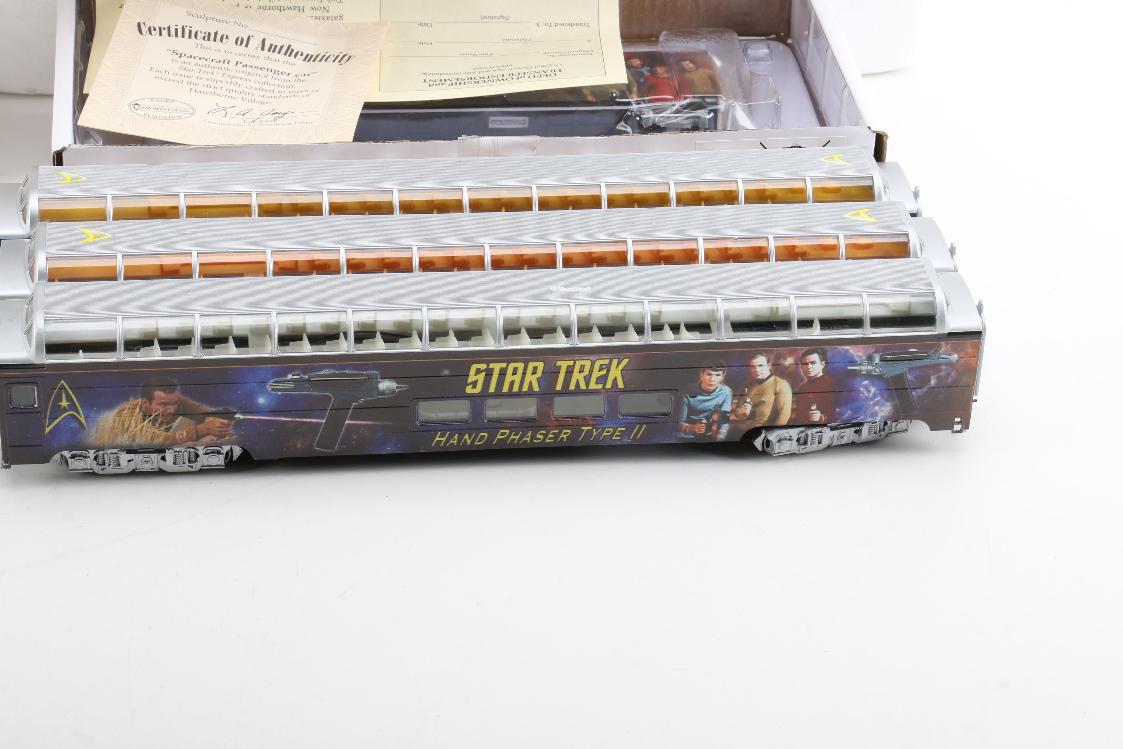 "Star Trek" Train Cars by Hawthorne Village and Bachmann