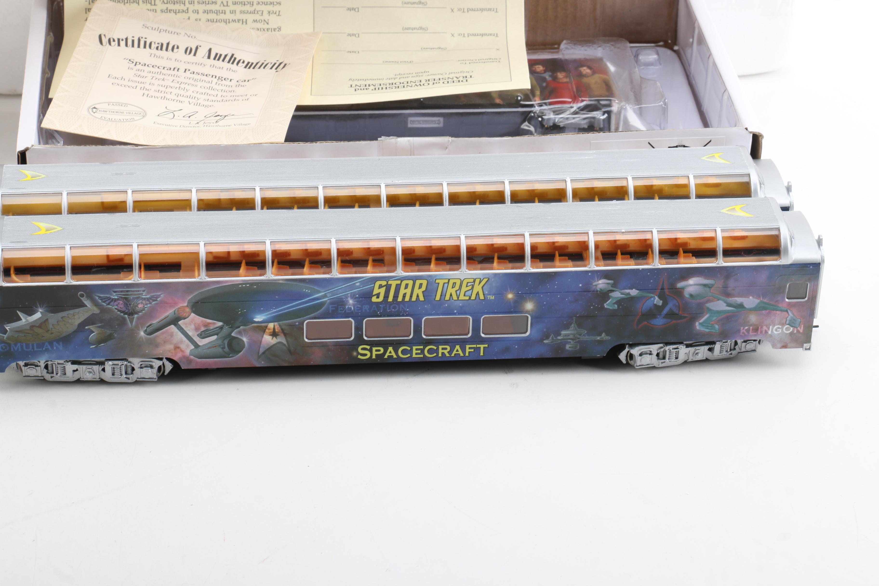 "Star Trek" Train Cars by Hawthorne Village and Bachmann