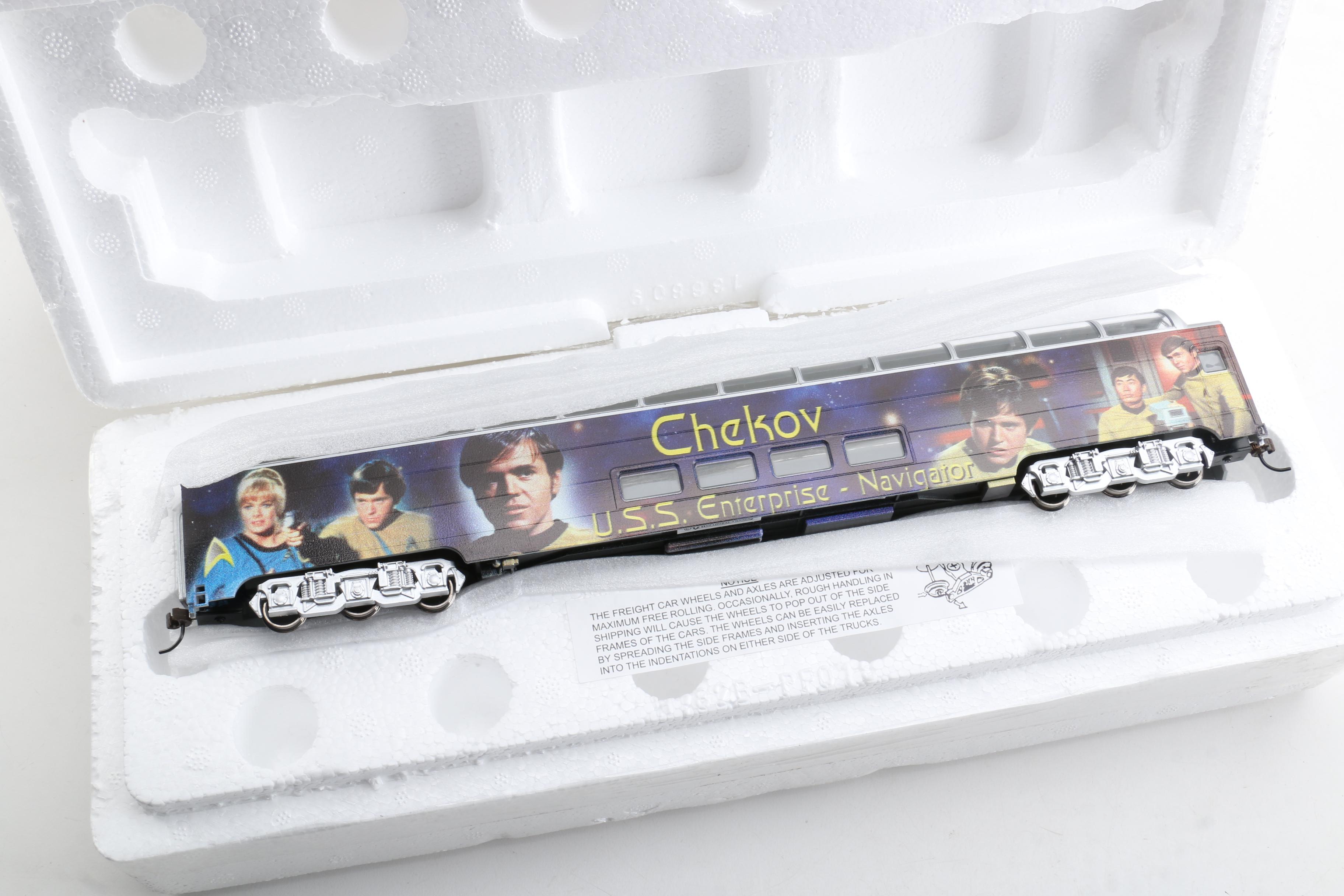 "Star Trek" Train Cars by Hawthorne Village and Bachmann