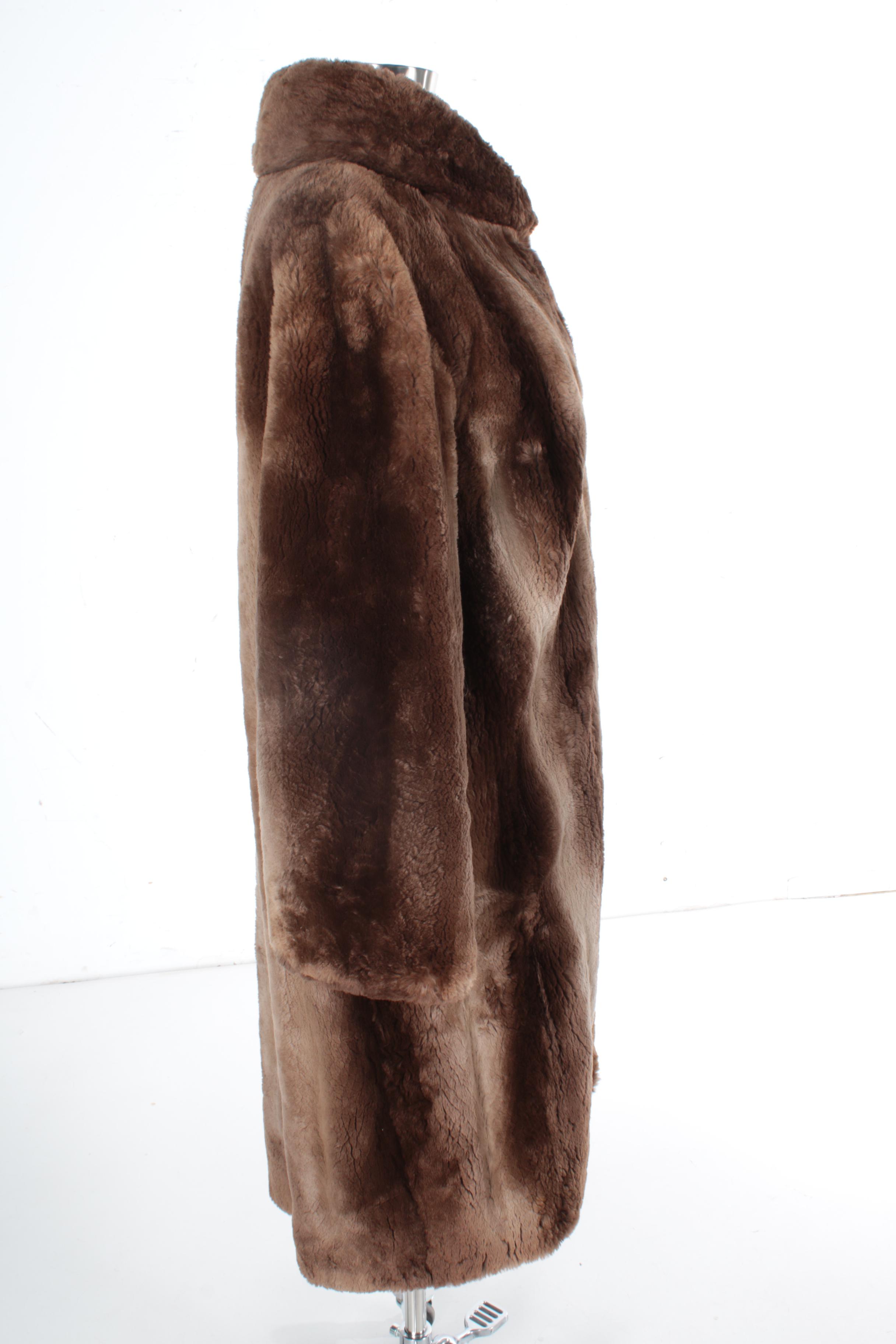 Vintage Sheared Beaver Fur Coat
