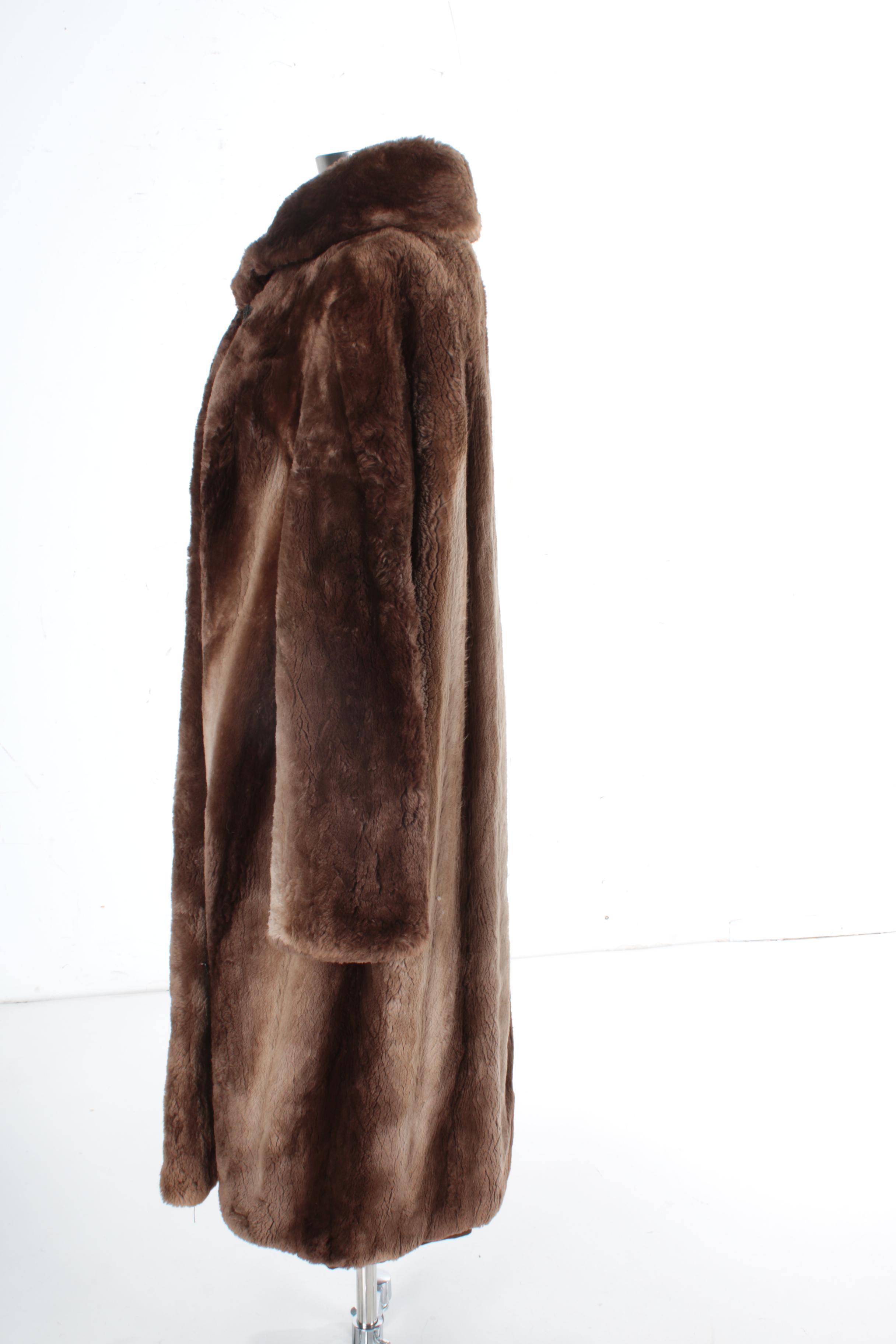 Vintage Sheared Beaver Fur Coat