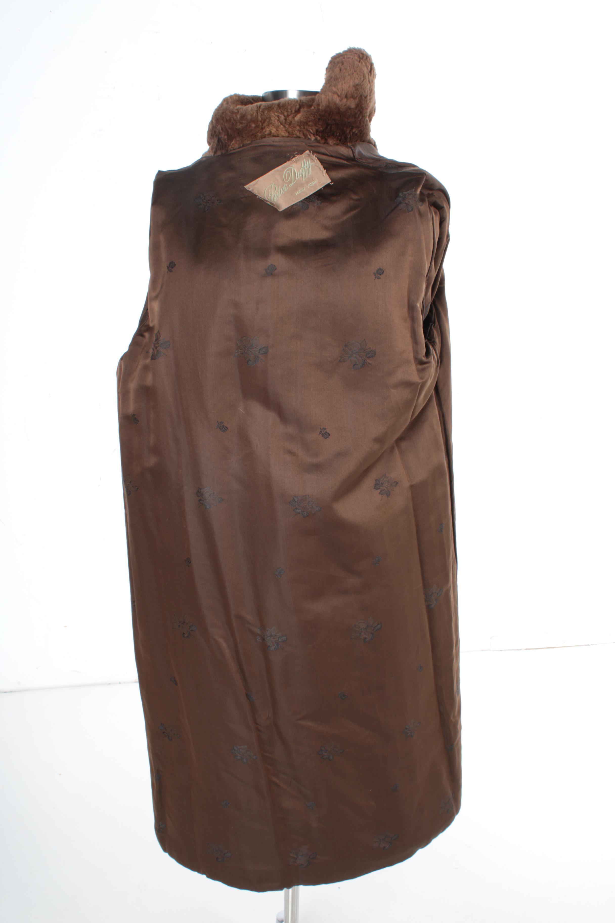 Vintage Sheared Beaver Fur Coat