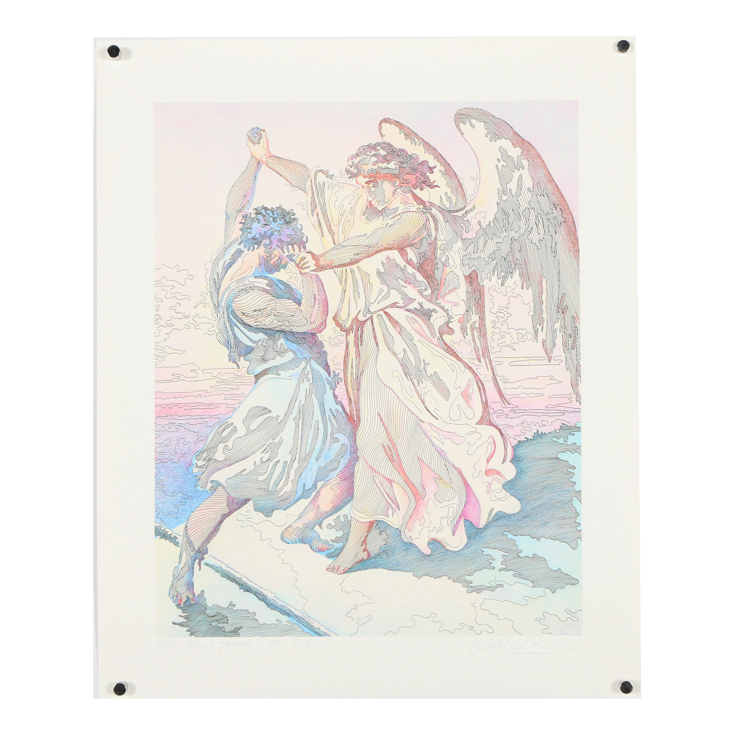 Guillaume Azoulay Gilcee "Jacob's Struggle"