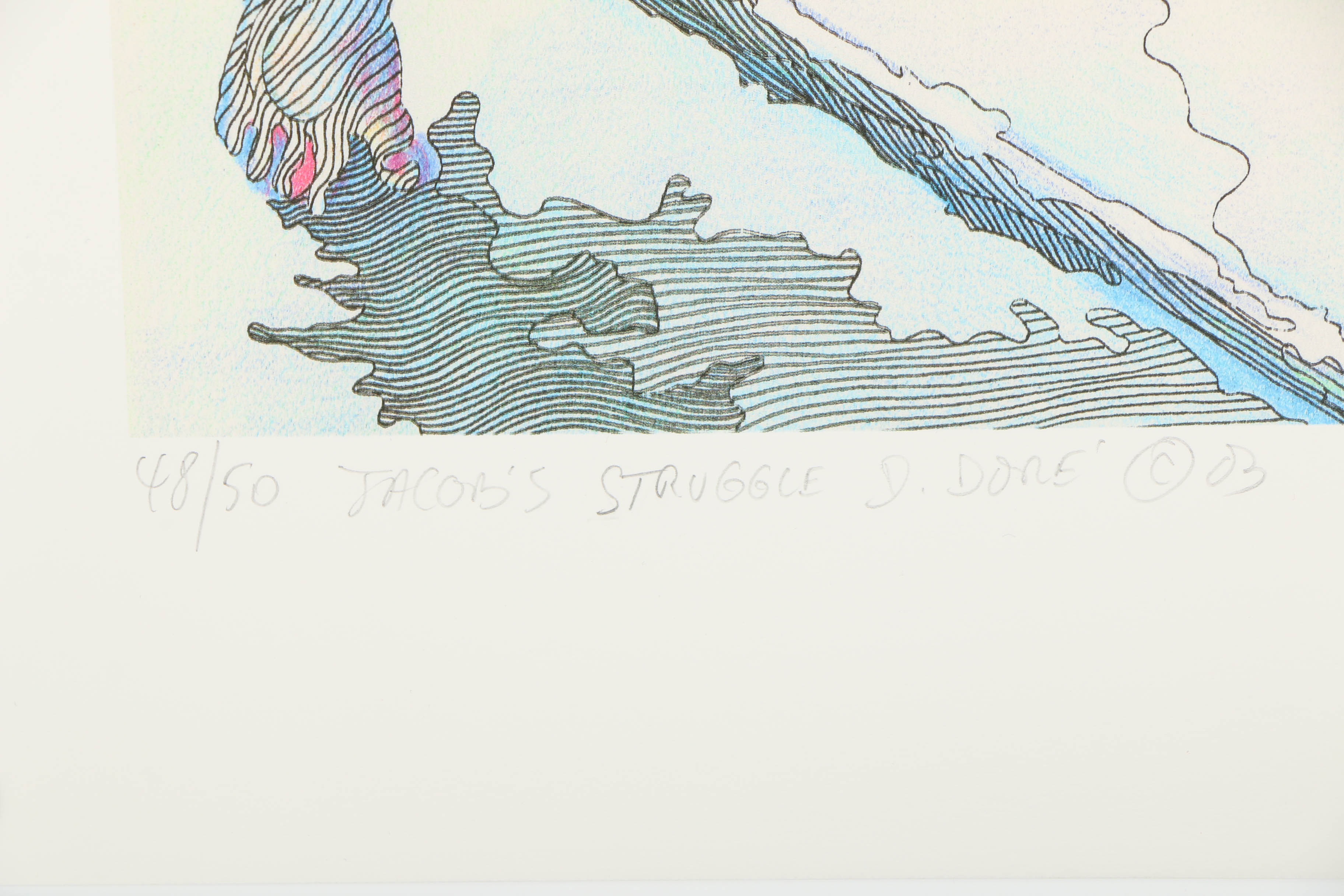 Guillaume Azoulay Gilcee "Jacob's Struggle"