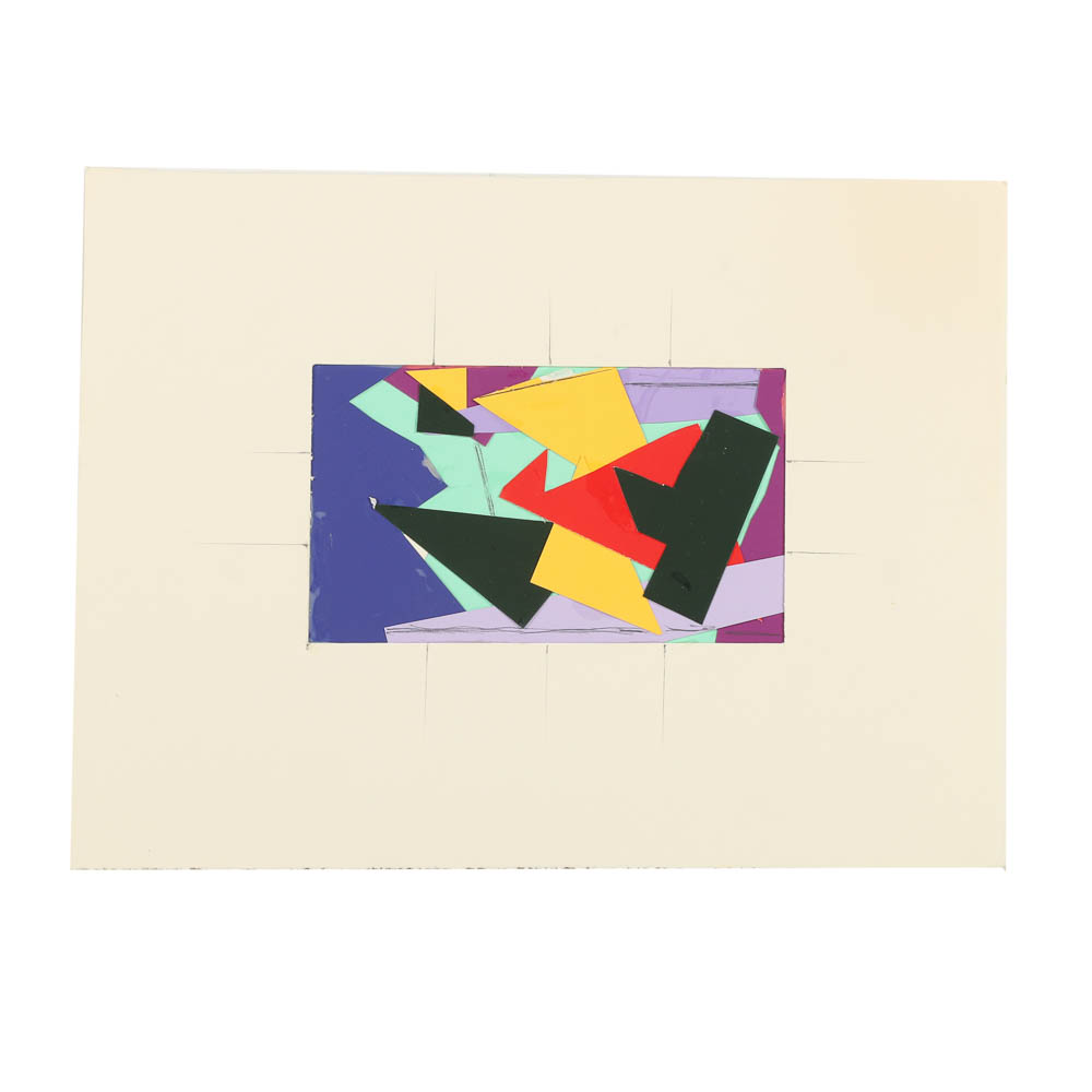 Ricardo Morin Color-Aid Collage Sketch