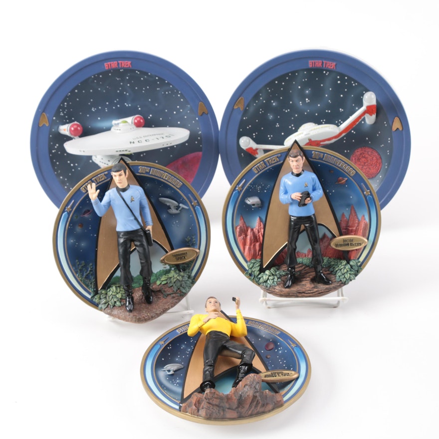 Bradford Exchange "Star Trek" Collectors Plates