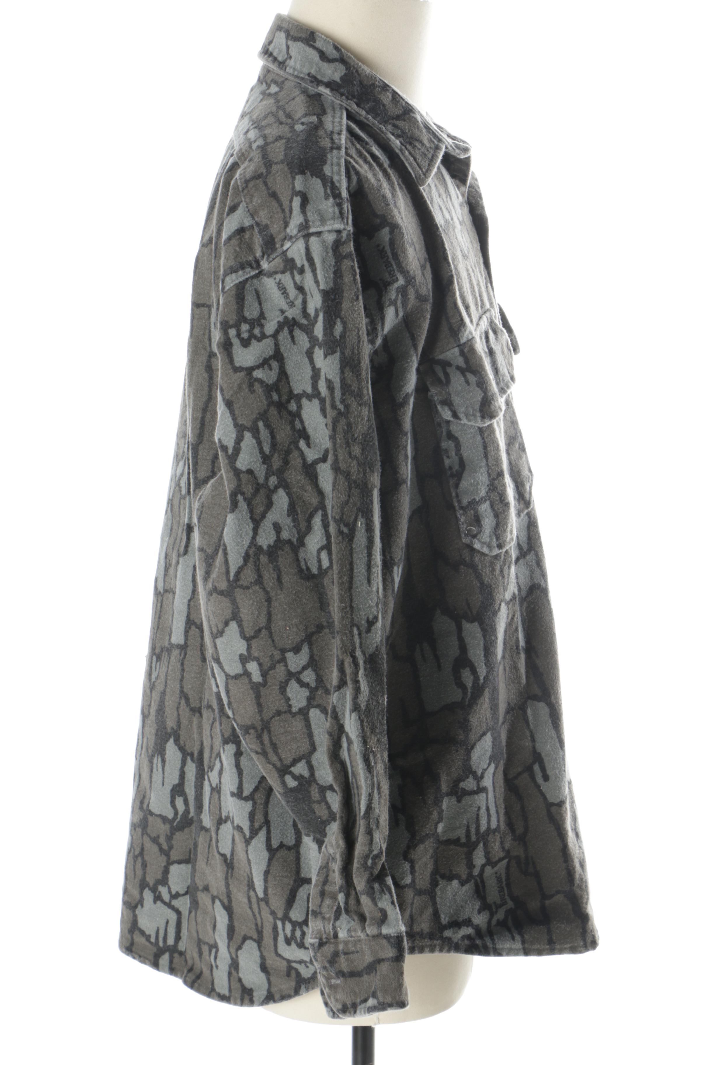 Men's Cabela's Camouflage Button-Front Flannel Shirt