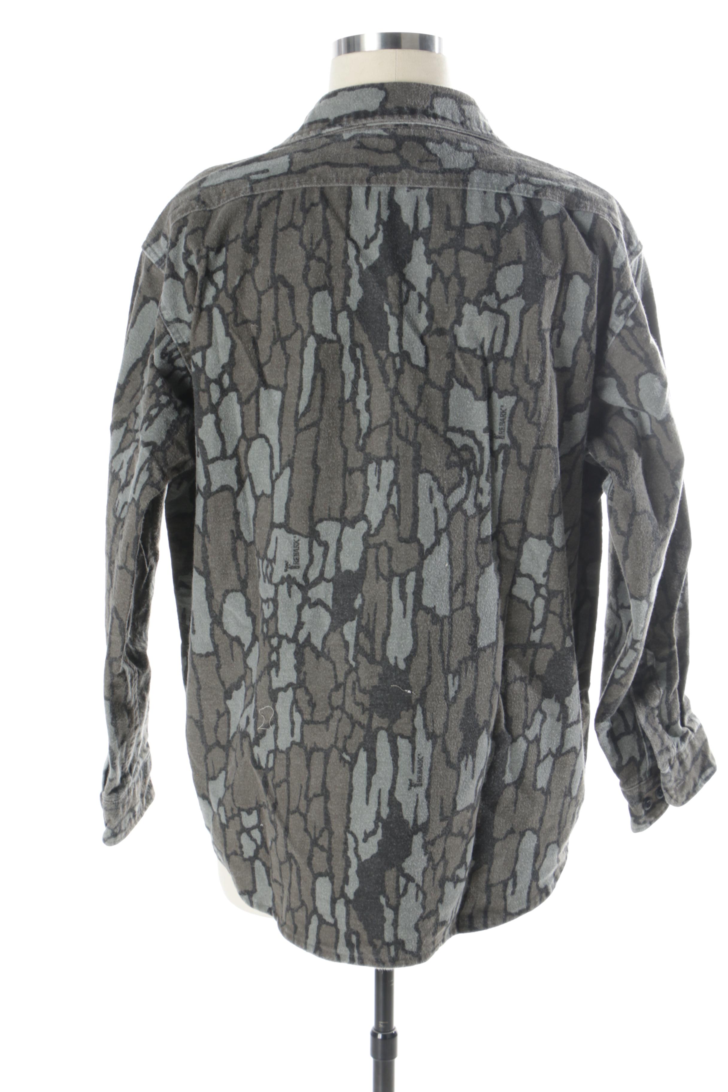 Men's Cabela's Camouflage Button-Front Flannel Shirt