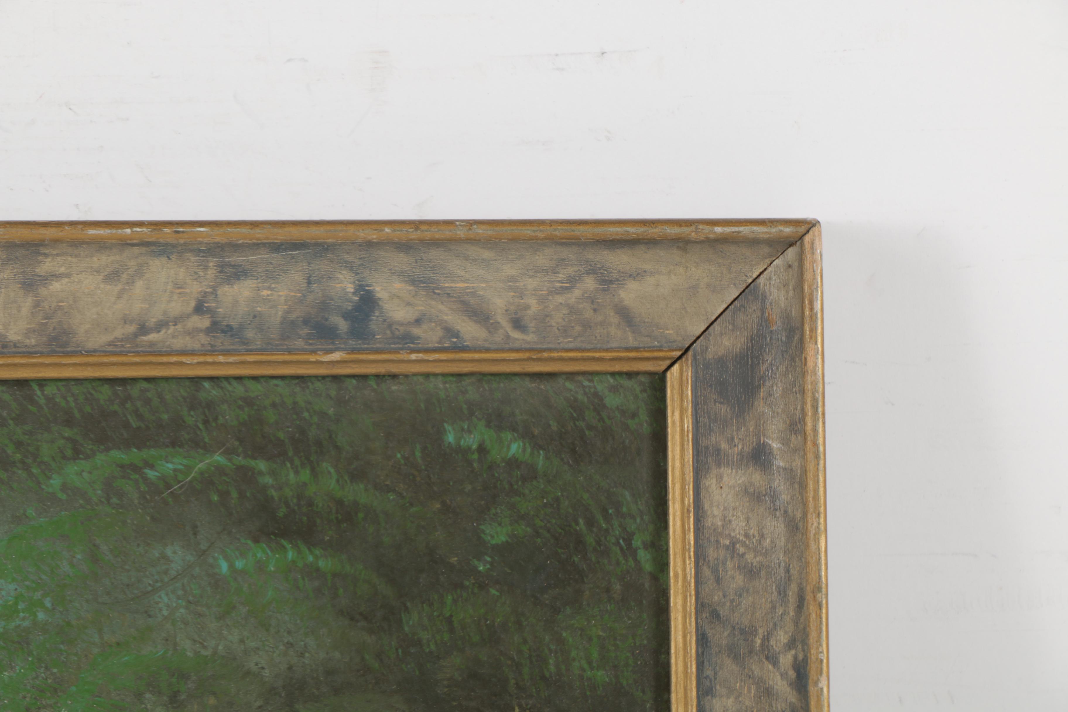 Alvah L. Browning Oil Painting "Rainier Park, Washington"