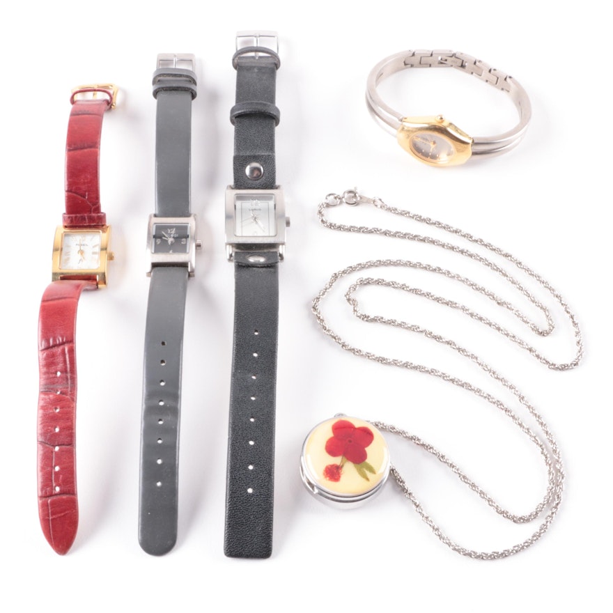 Selection of Wristwatches and Necklace Watch