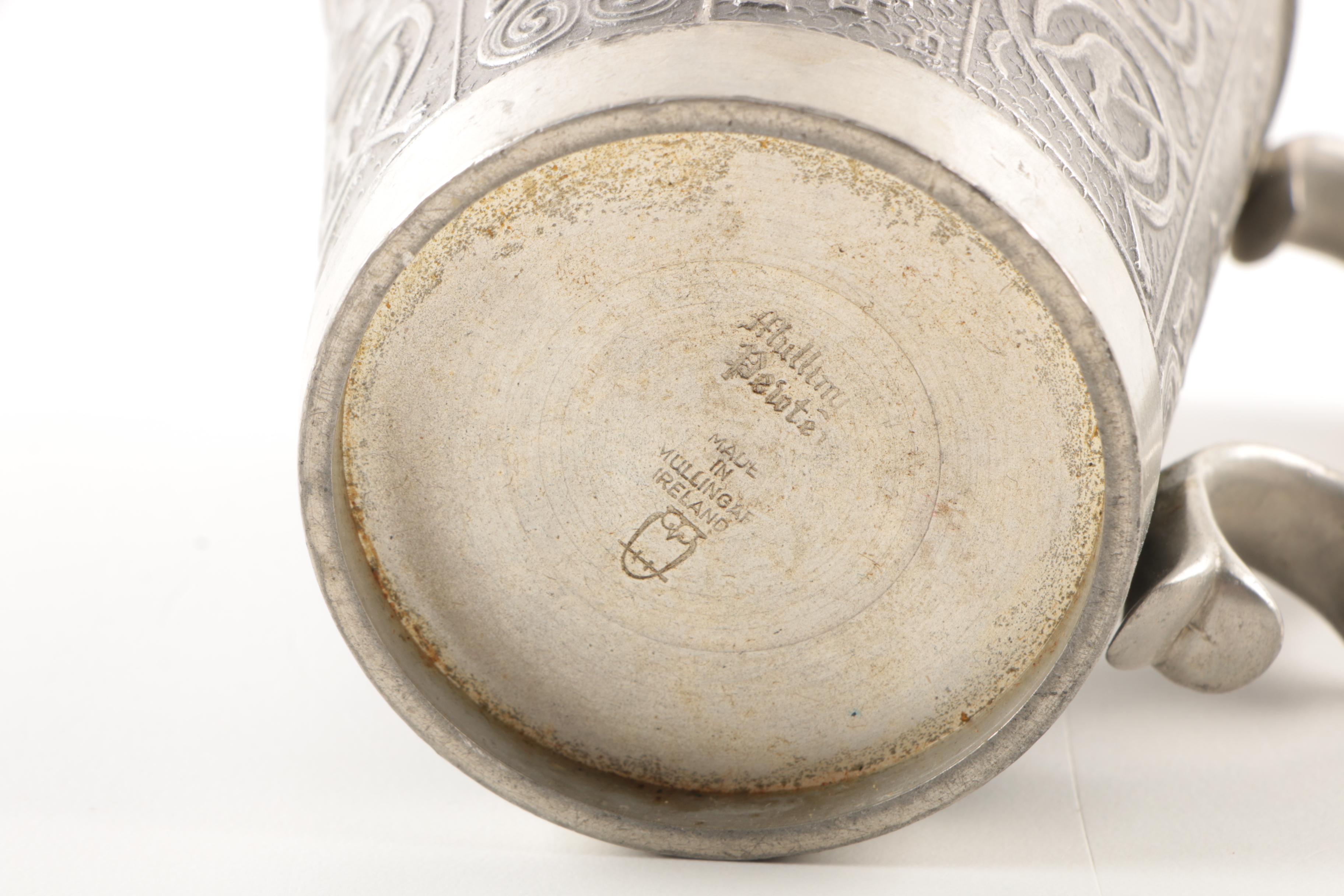 International Pewter Goblets, and Assorted Mugs, and Napkin Rings