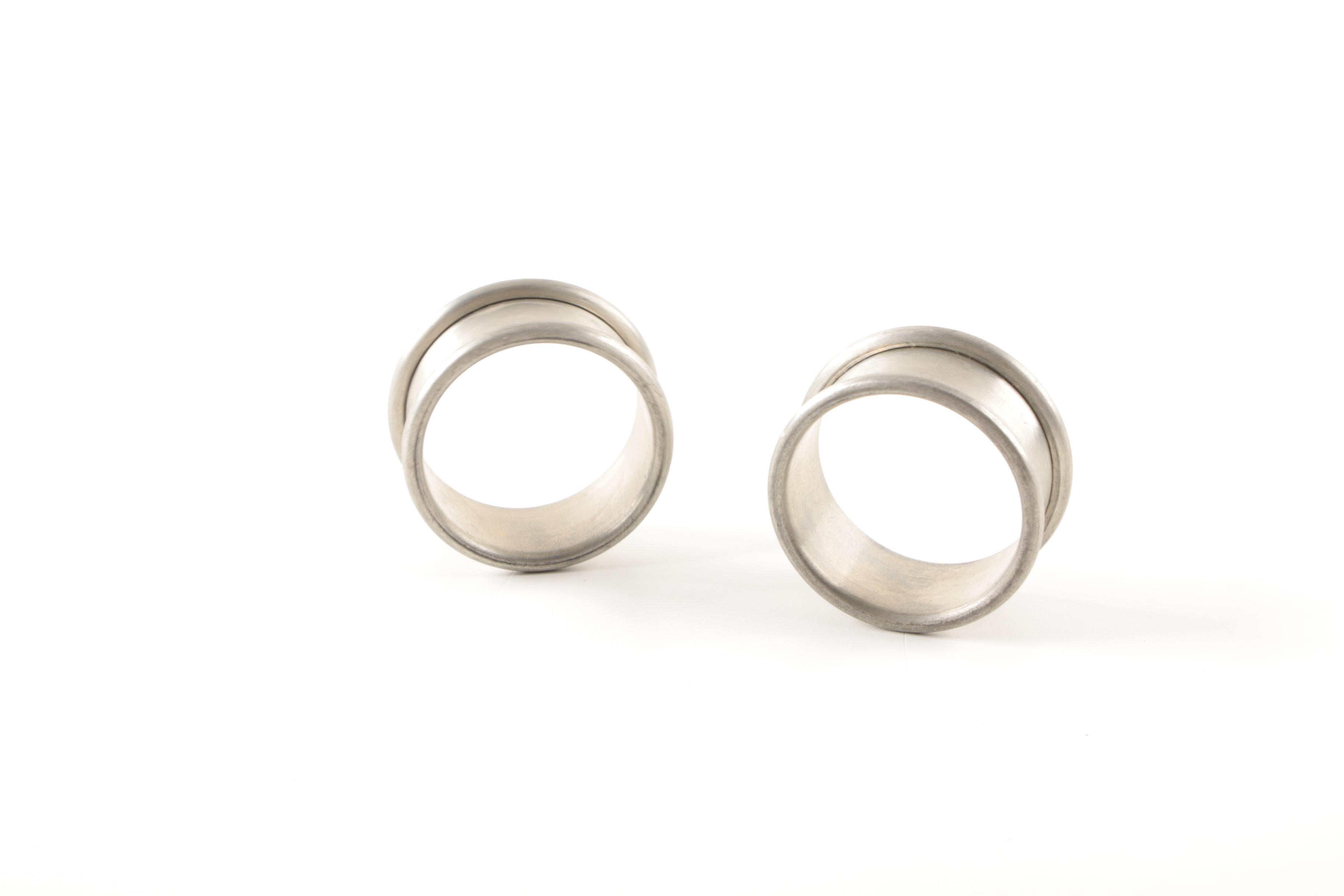 International Pewter Goblets, and Assorted Mugs, and Napkin Rings