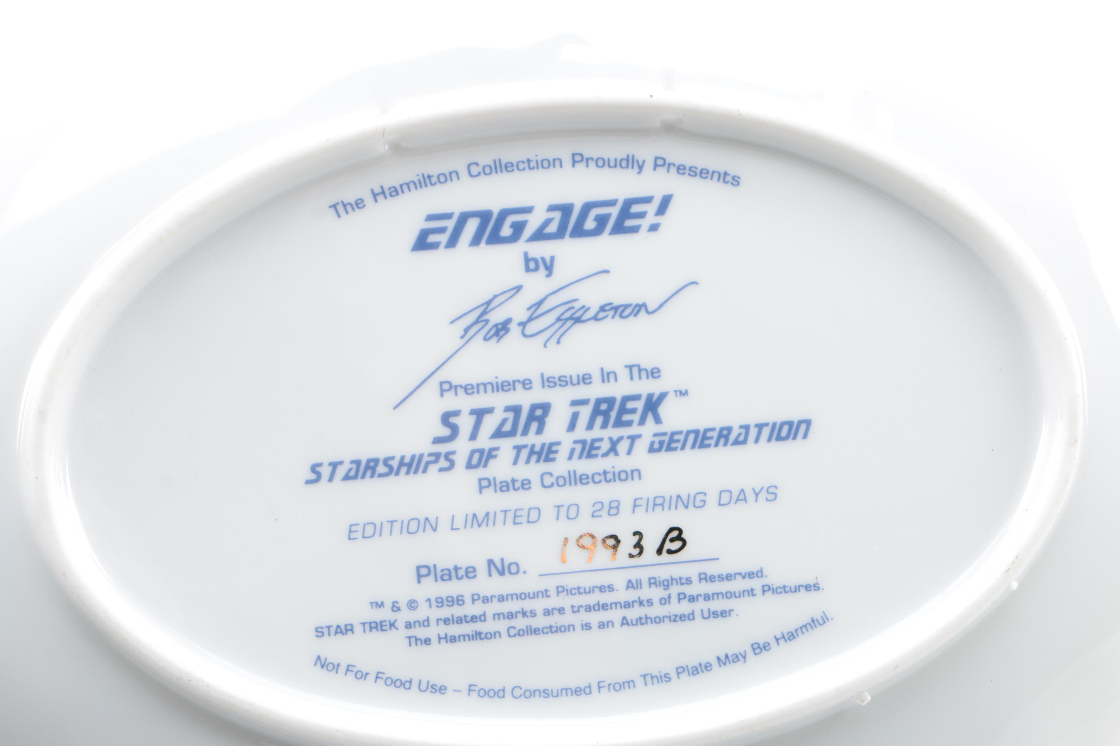 Hamilton Collection of "Star Trek" Collector Plates