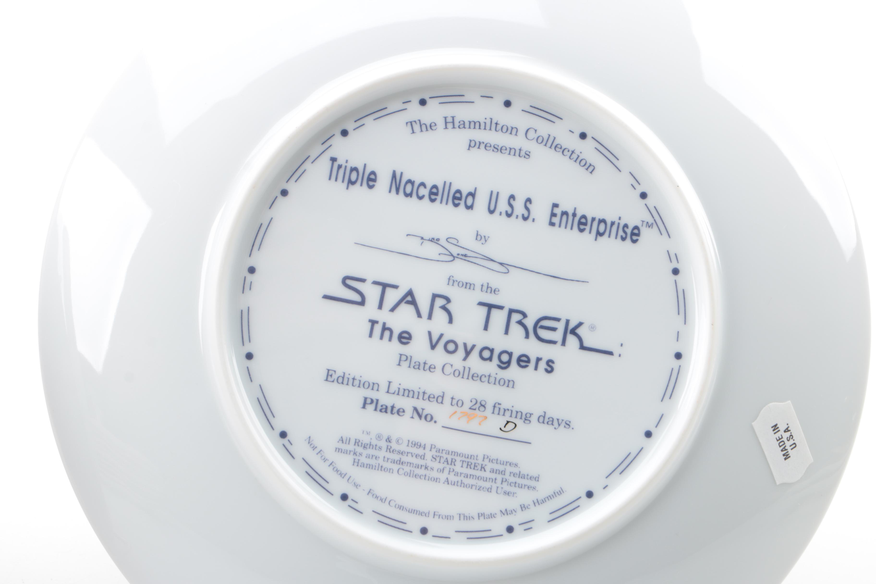 Hamilton Collection of "Star Trek" Collector Plates