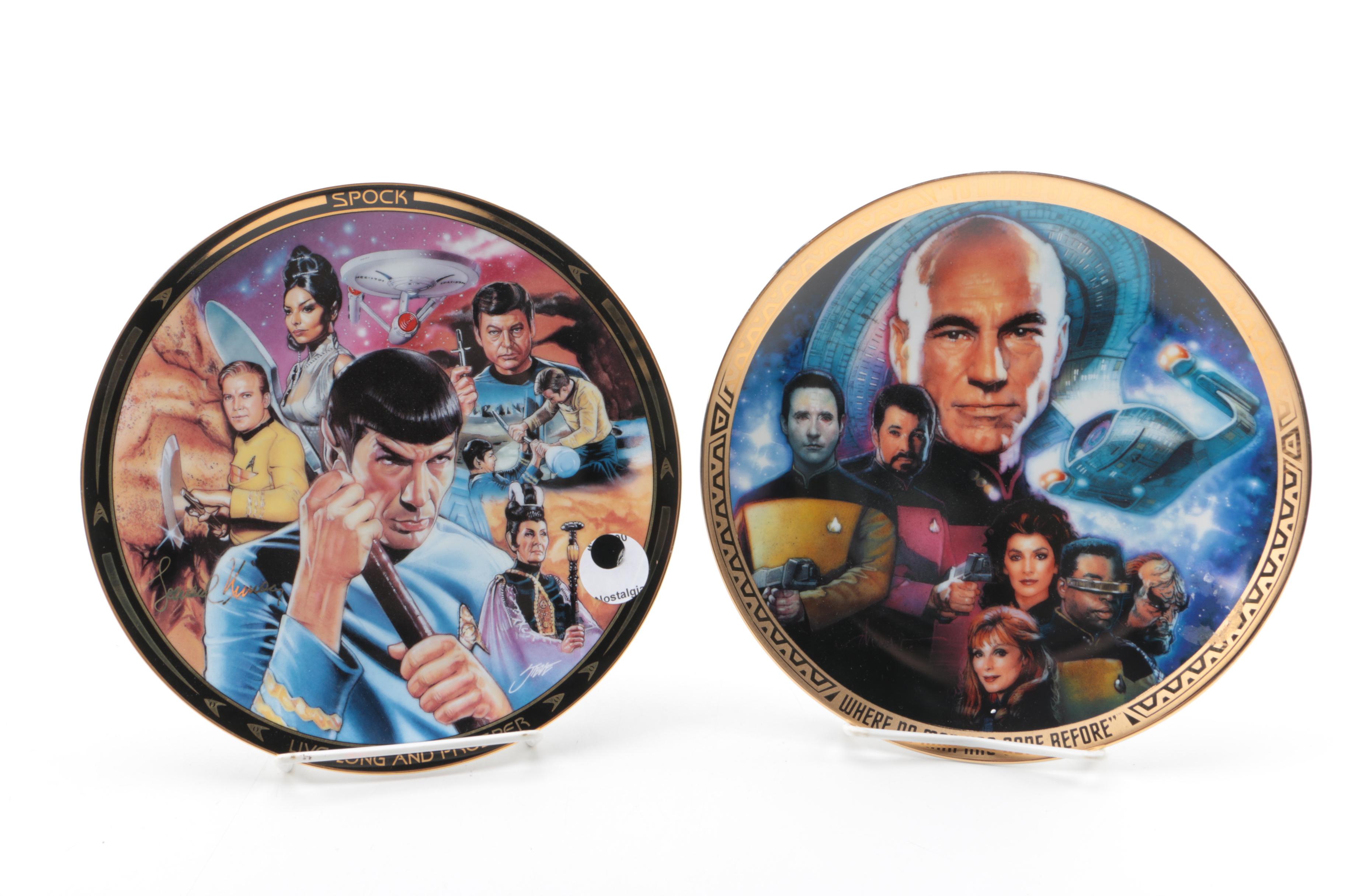 Hamilton Collection of "Star Trek" Collector Plates