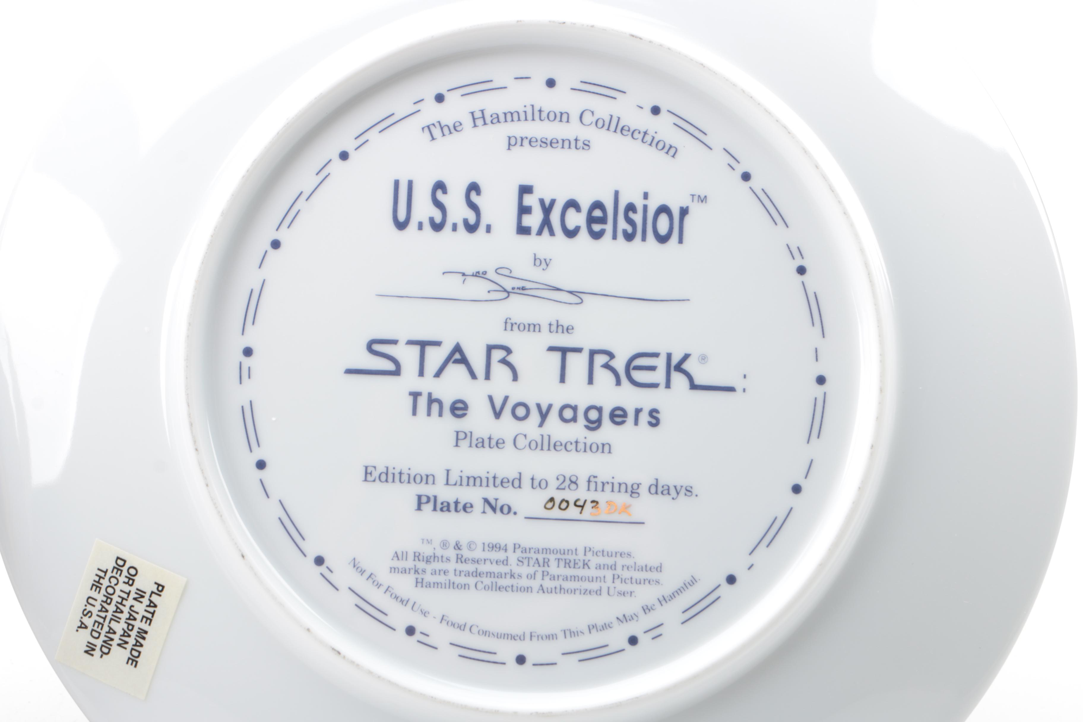 Hamilton Collection of "Star Trek" Collector Plates