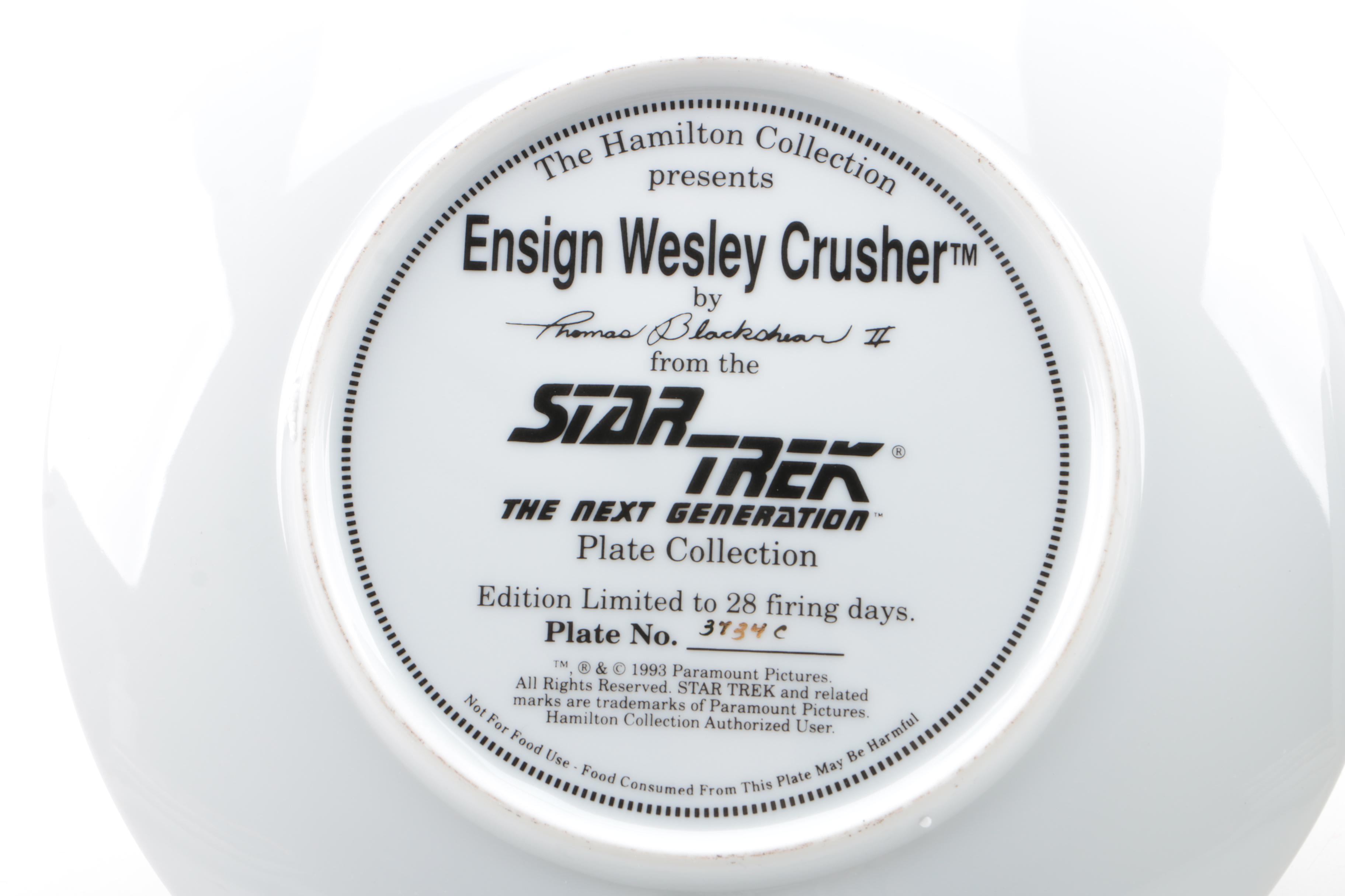 Hamilton Collection of "Star Trek" Collector Plates