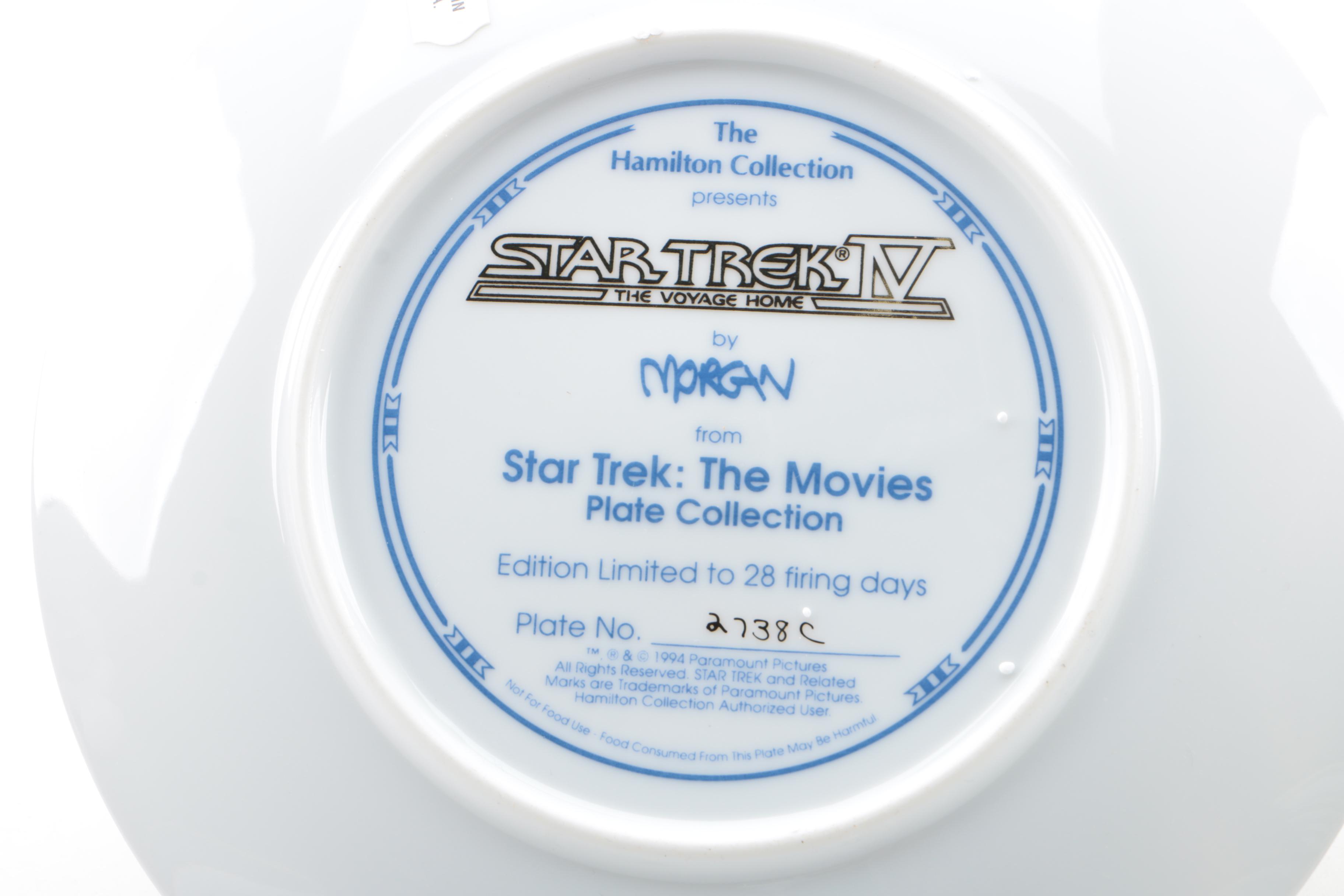 Hamilton Collection of "Star Trek" Collector Plates