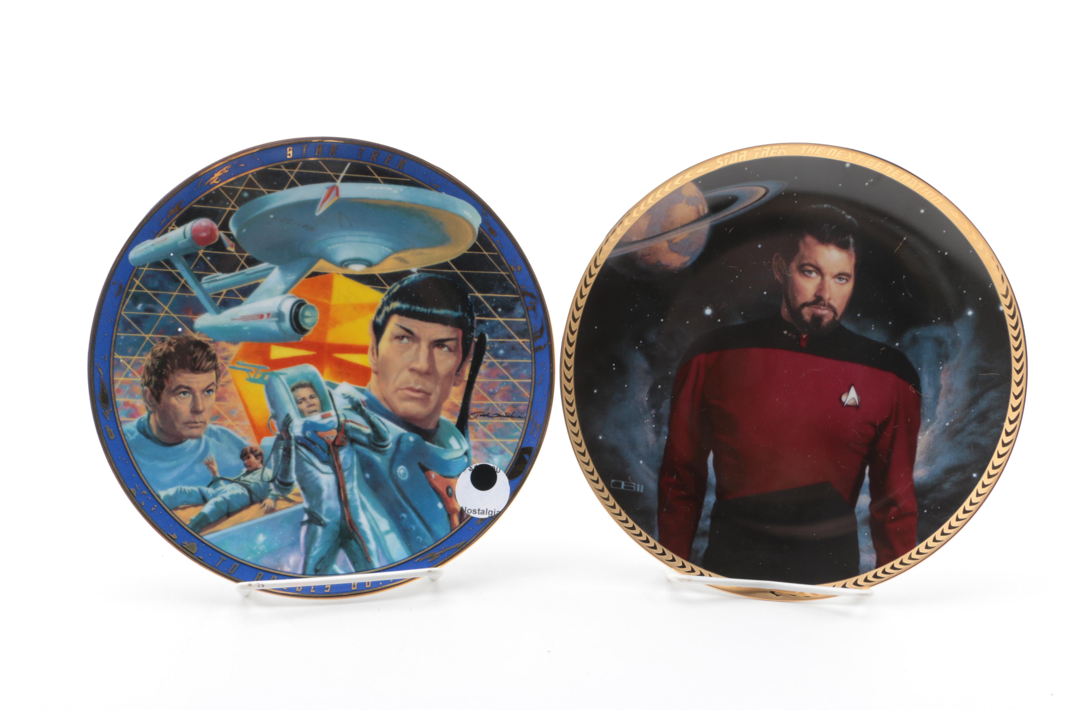 Hamilton Collection of "Star Trek" Collector Plates