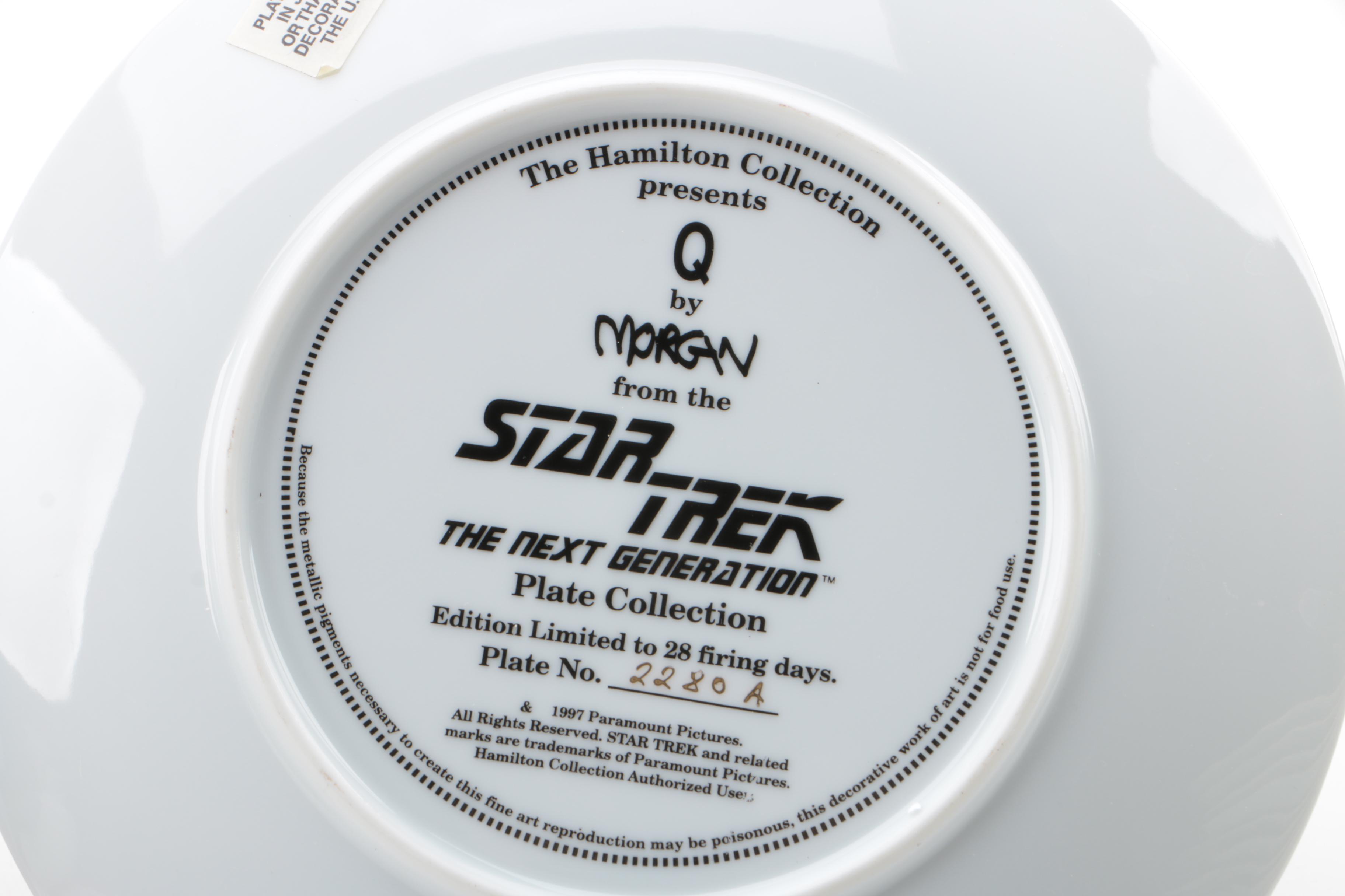 Hamilton Collection of "Star Trek" Collector Plates