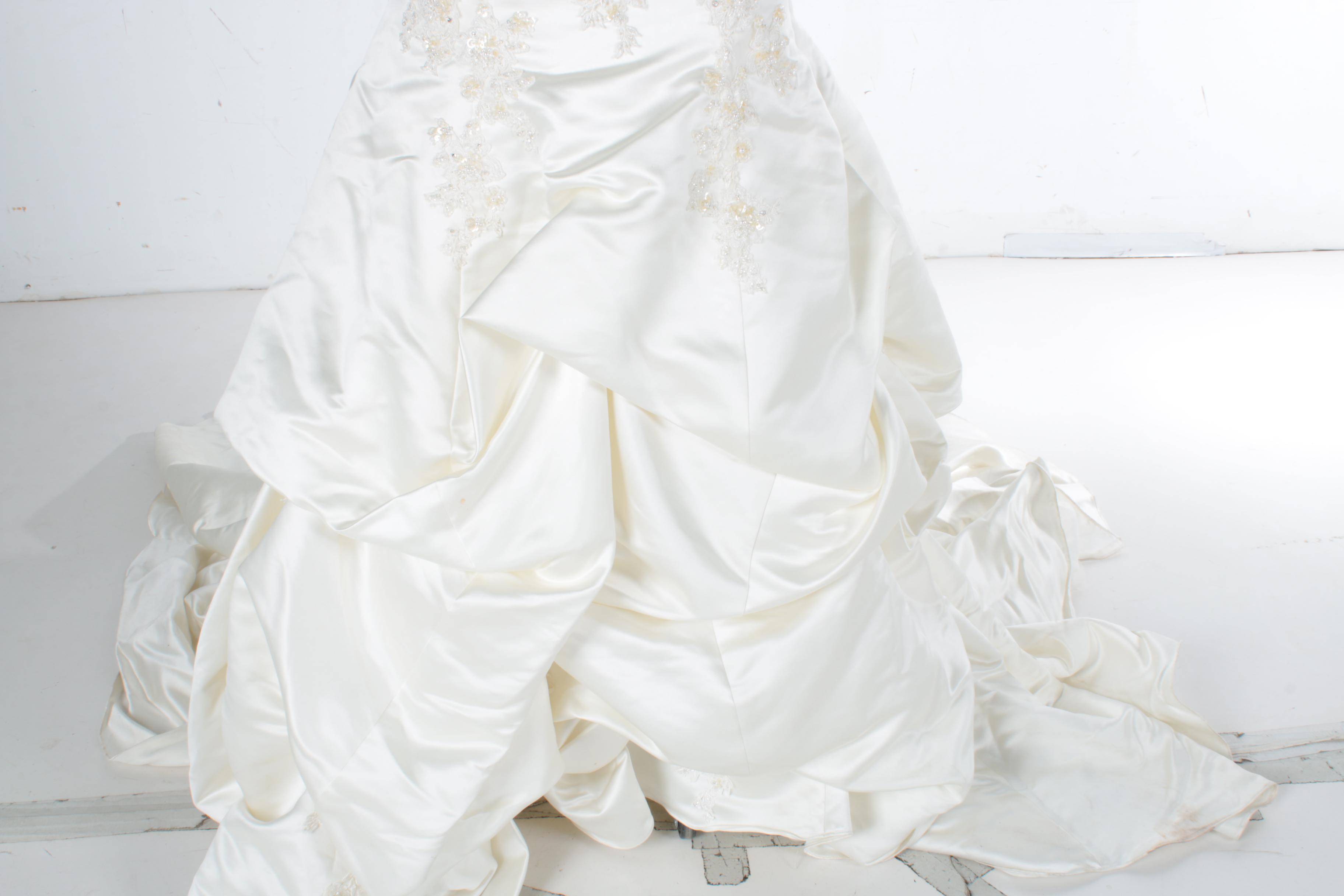 Maggie Sottero Couture Nevaya Corset-Style Strapless Wedding Gown