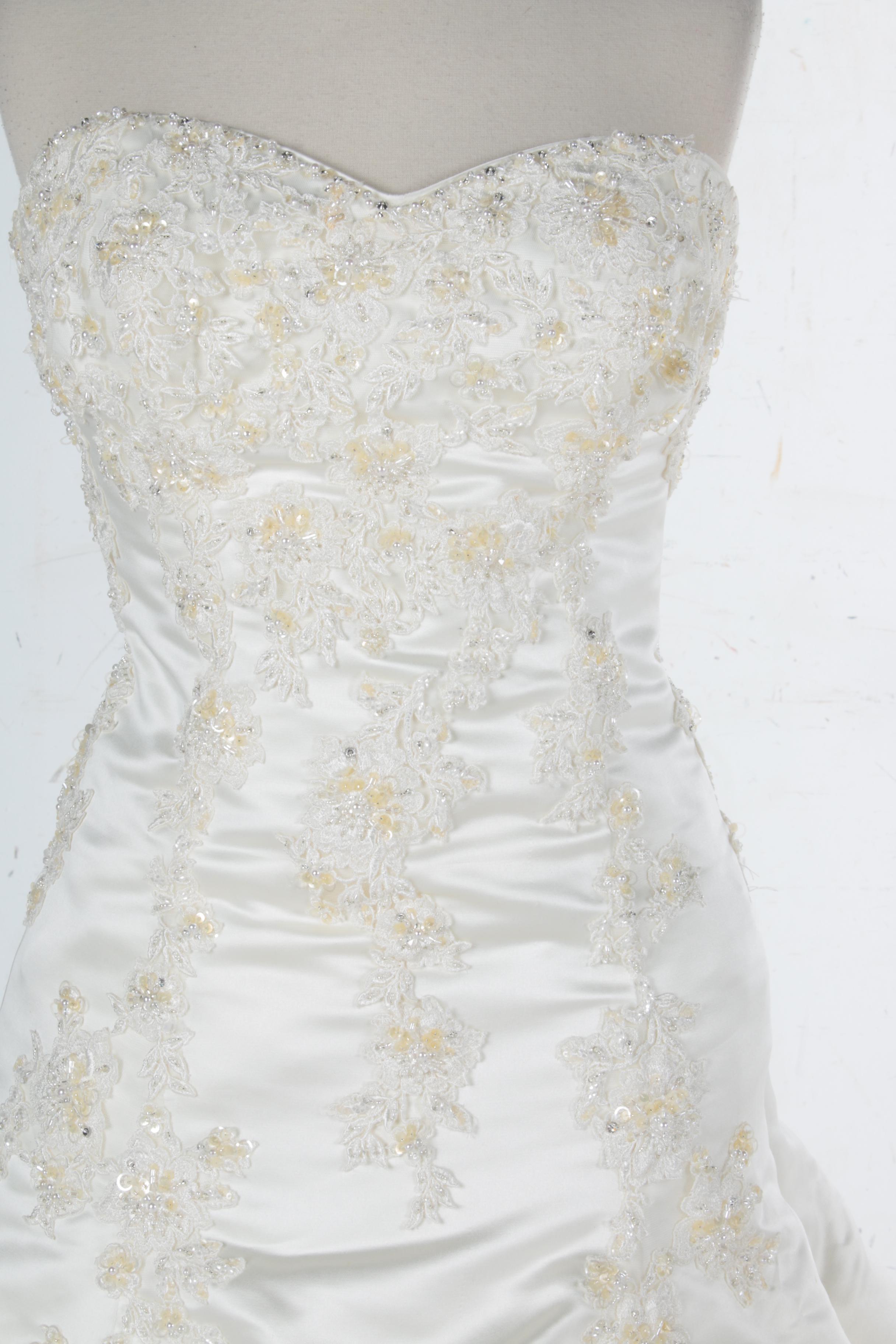 Maggie Sottero Couture Nevaya Corset-Style Strapless Wedding Gown