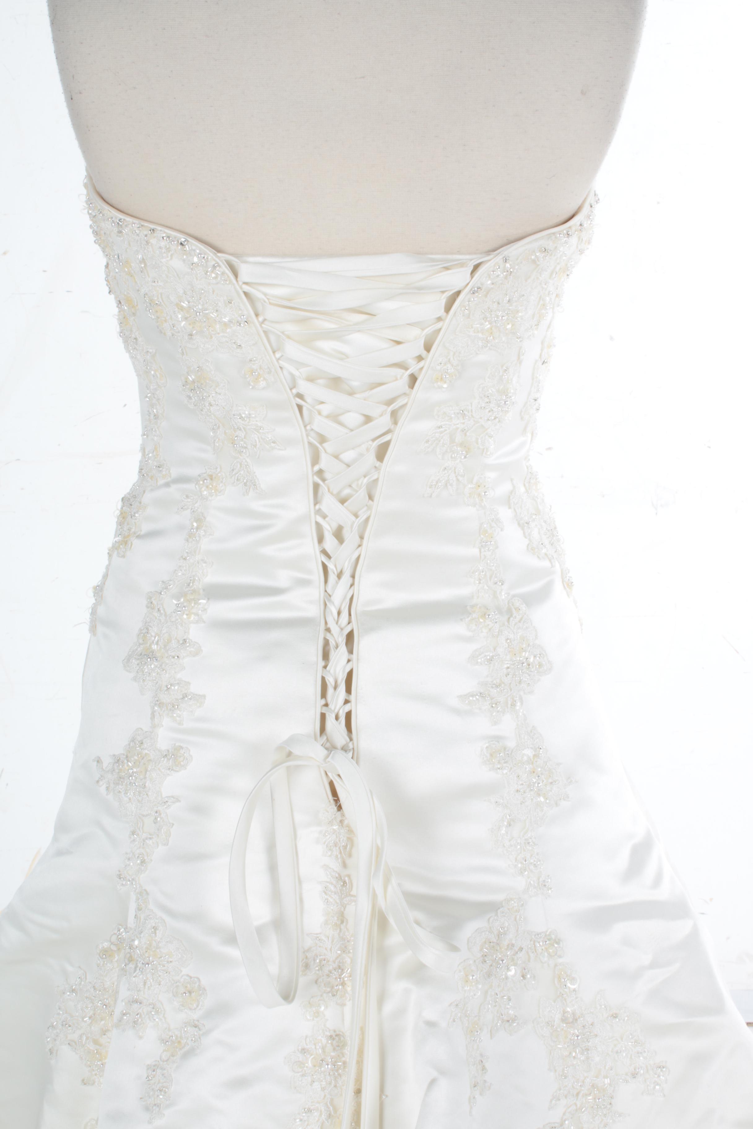Maggie Sottero Couture Nevaya Corset-Style Strapless Wedding Gown