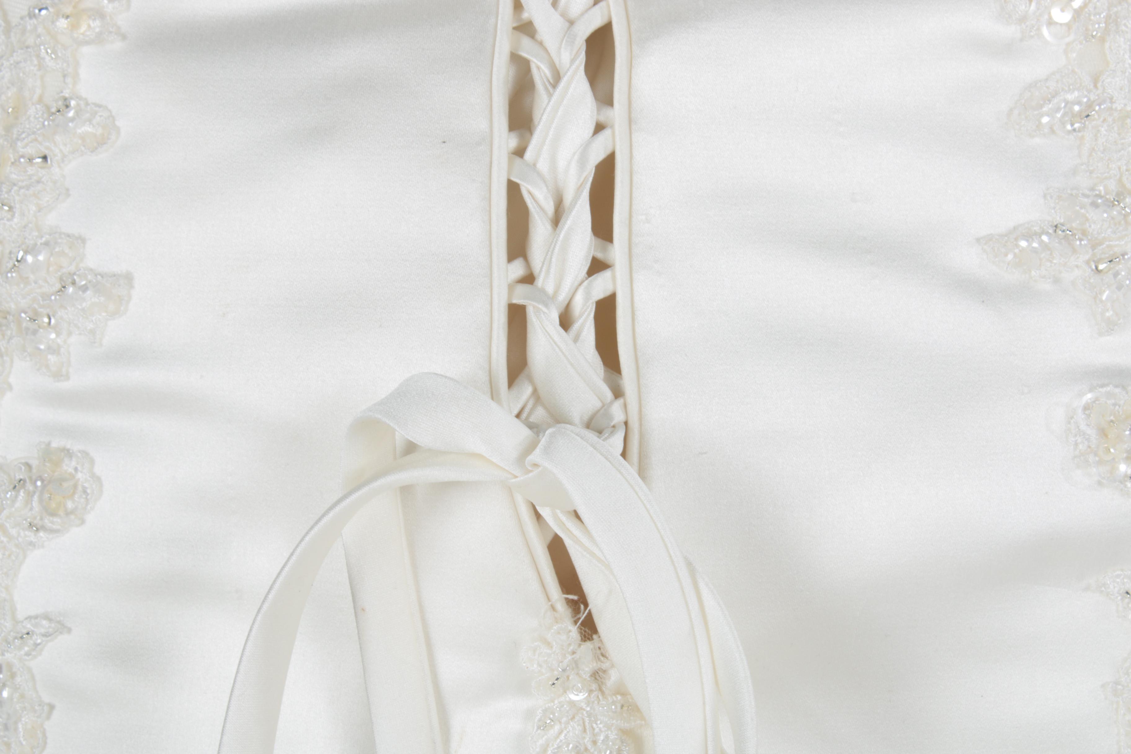 Maggie Sottero Couture Nevaya Corset-Style Strapless Wedding Gown