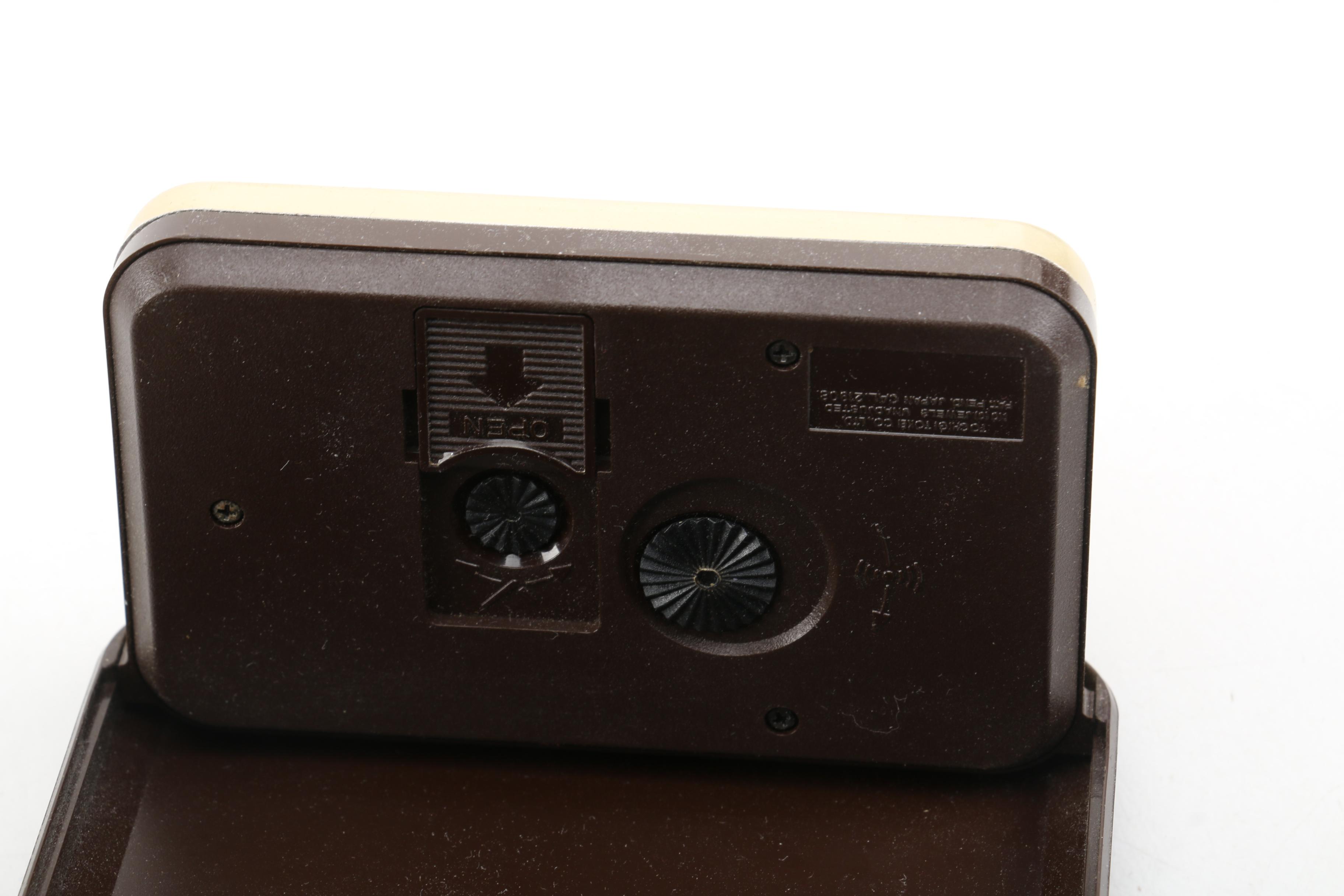 Bulova and Lorus Travel Alarm Clocks