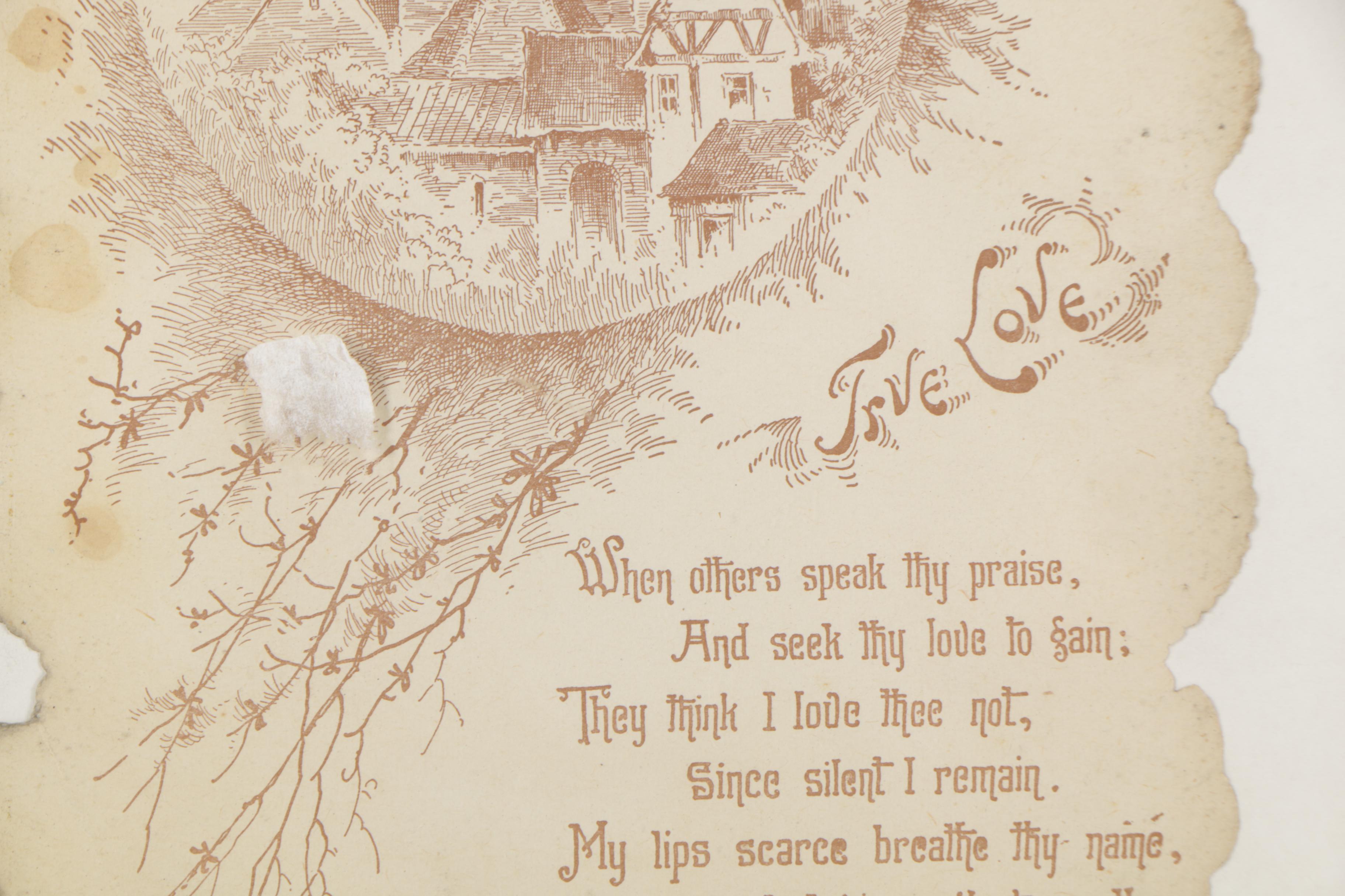 Mixed Media Collage "An Offering of True Love"