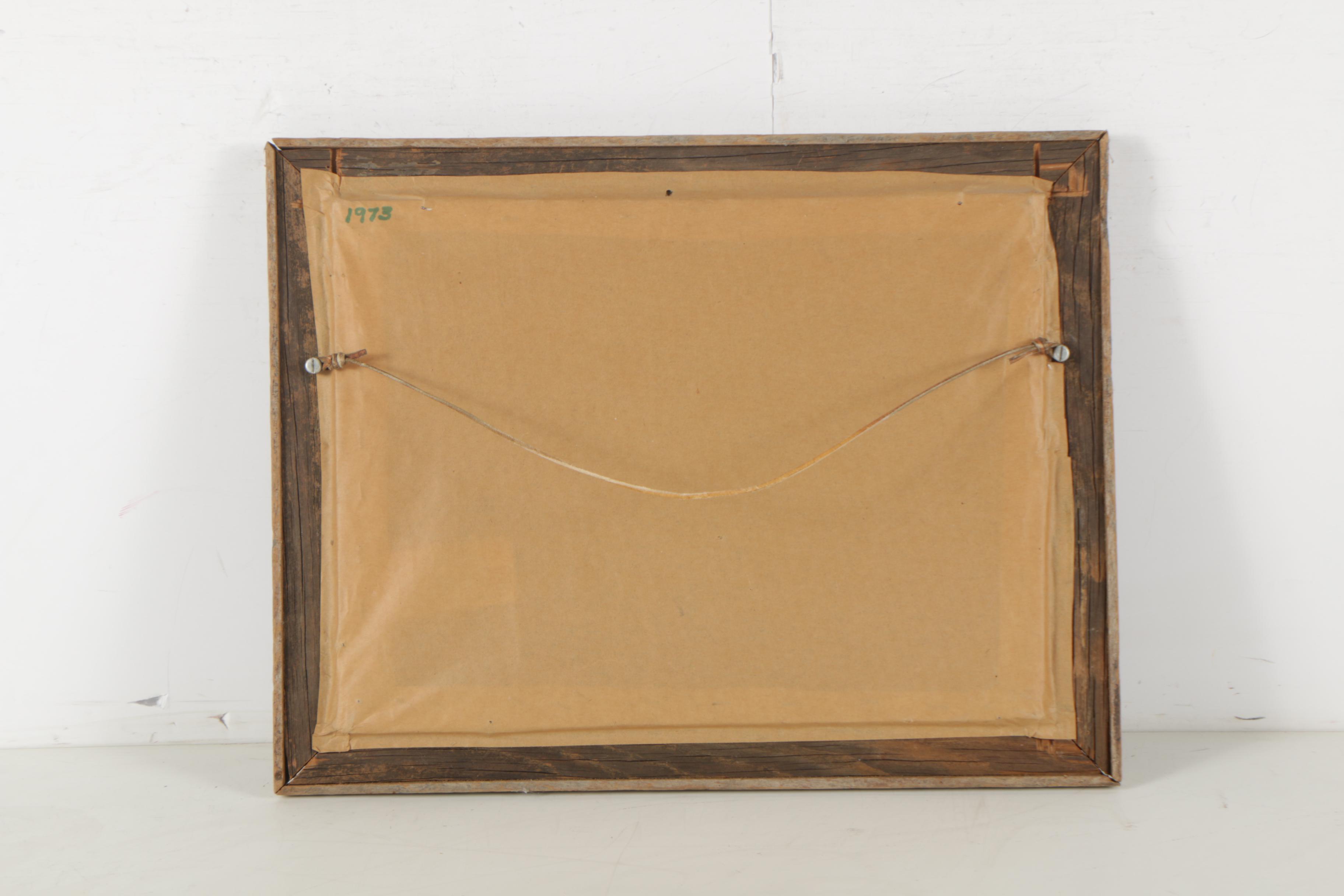 1973 Charlie Cox Oil Painting