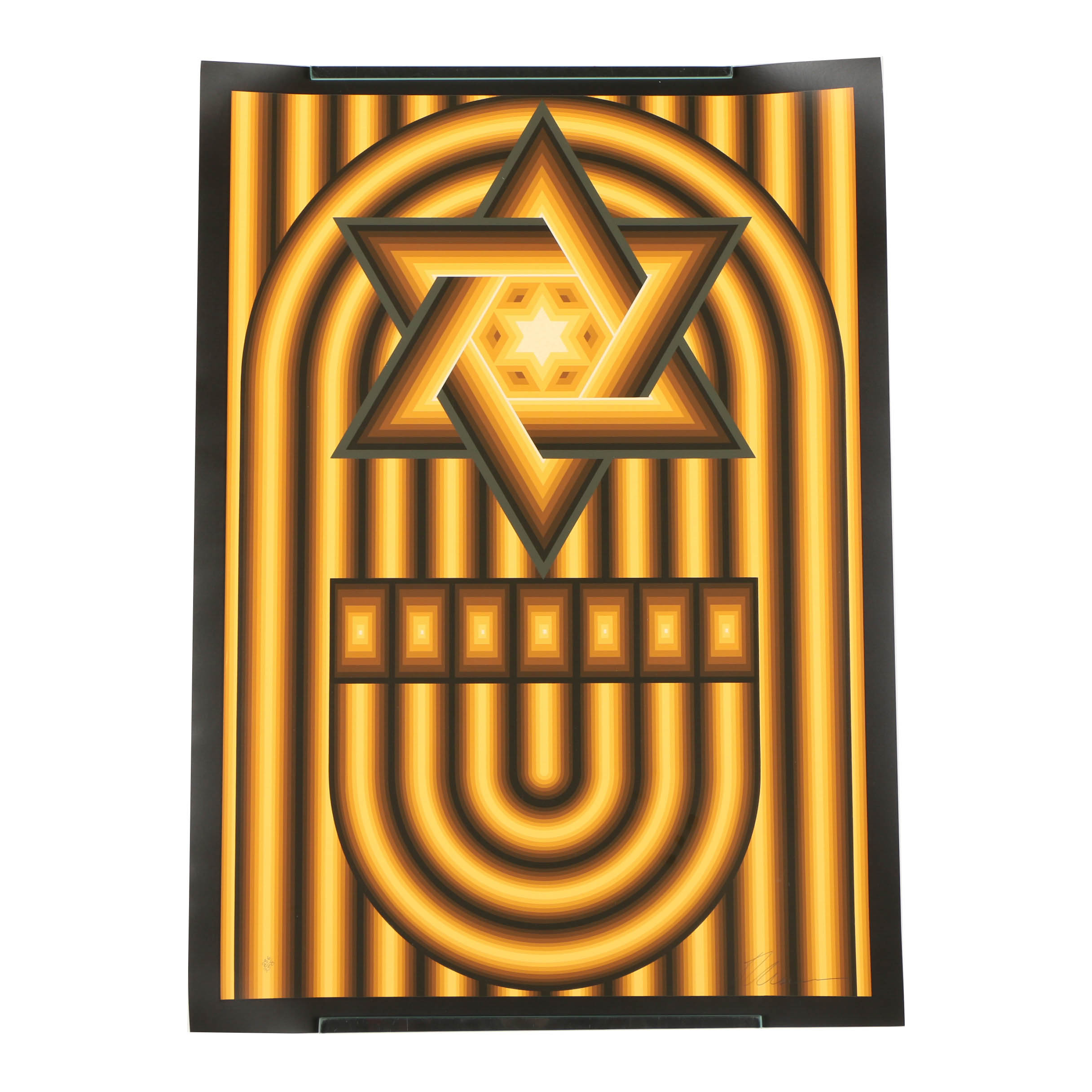 Lev Moross Limited Edition Serigraph "Star of David"
