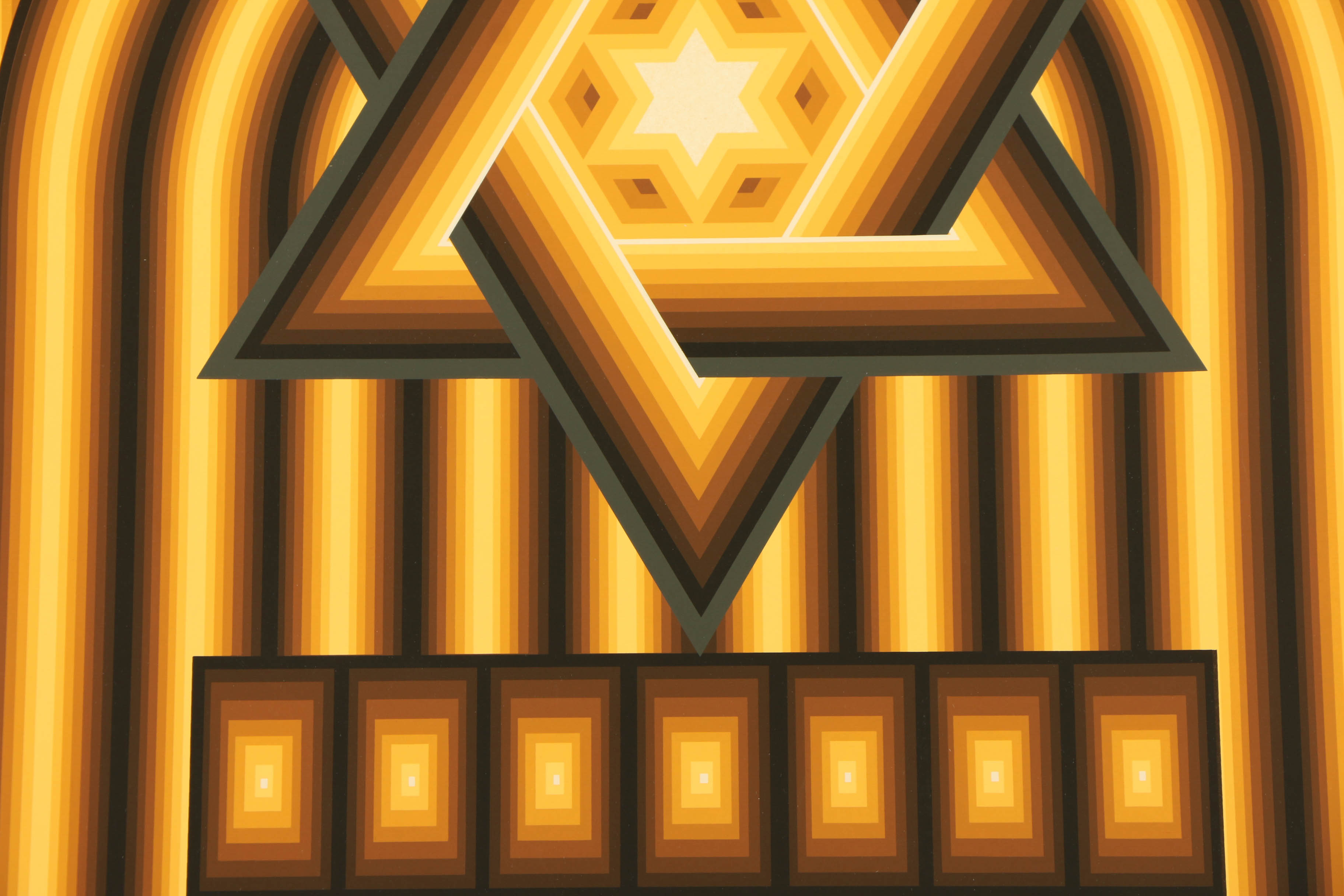 Lev Moross Limited Edition Serigraph "Star of David"