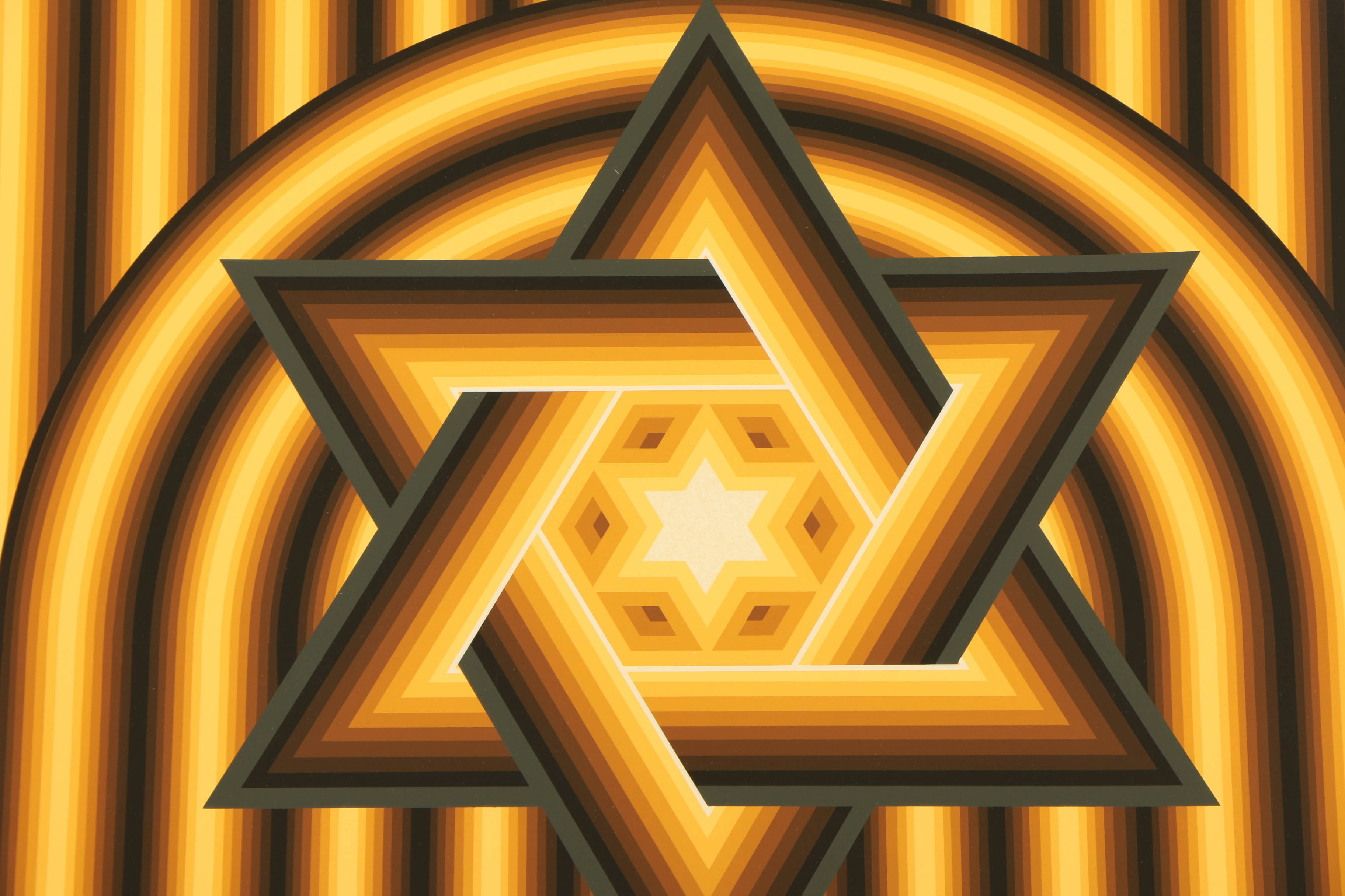 Lev Moross Limited Edition Serigraph "Star of David"