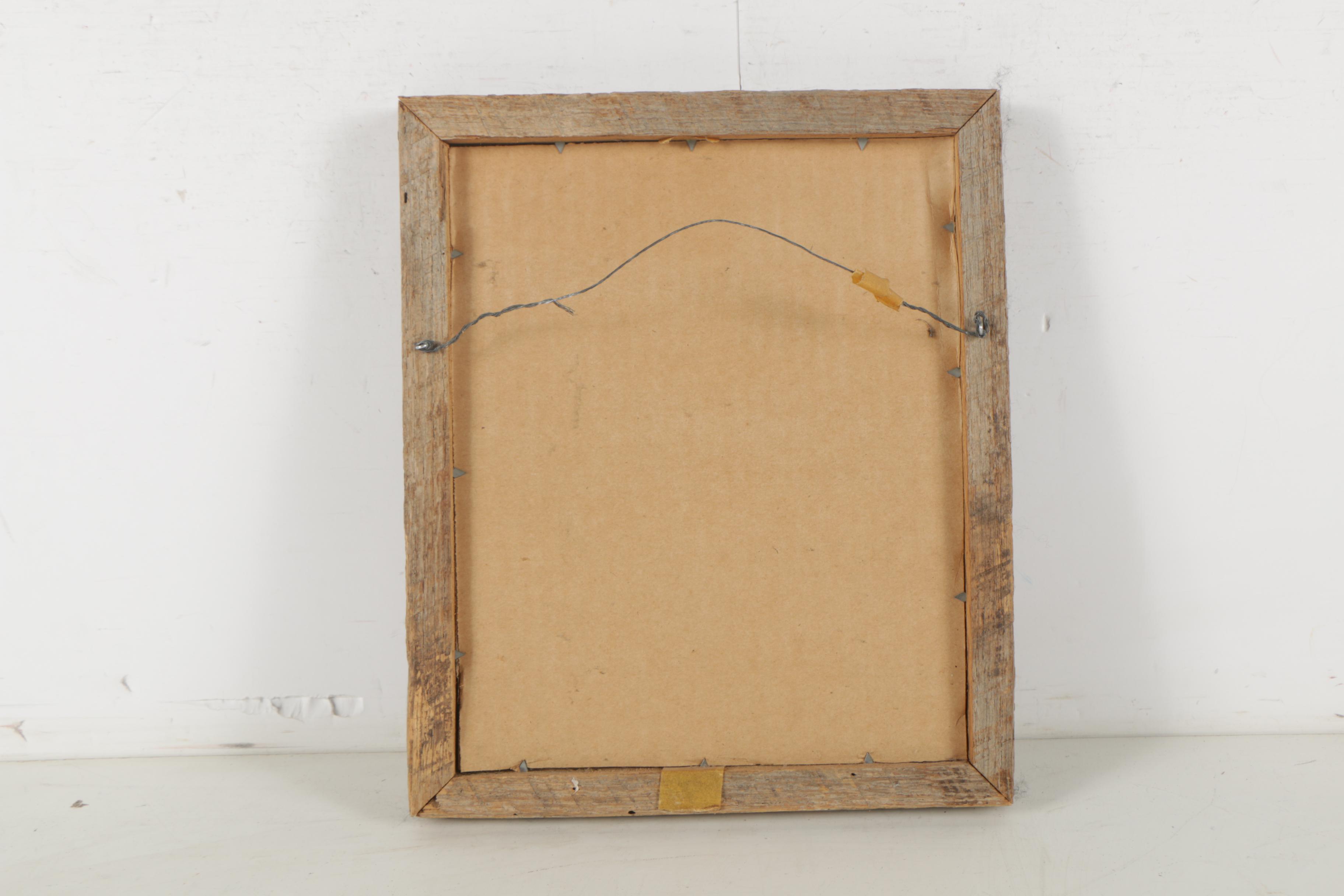 Betty Bohner and Lucille Lundquist Ink and Watercolor Paintings