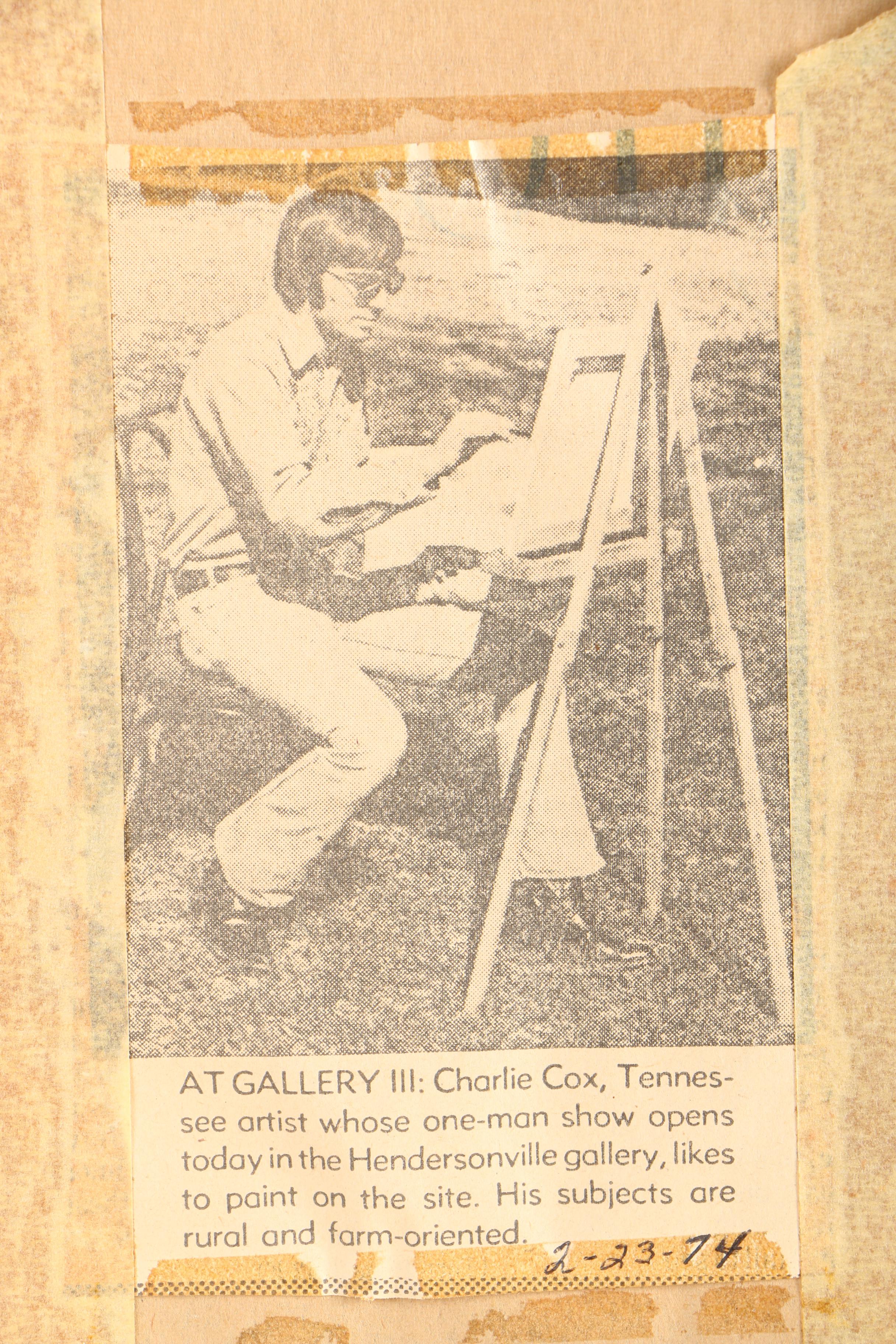 Charlie Cox Oil Painting