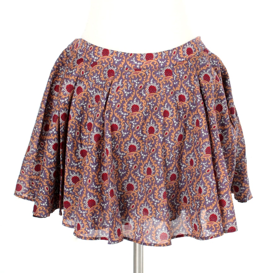 Women's Miu Miu Patterned Mini Skirt