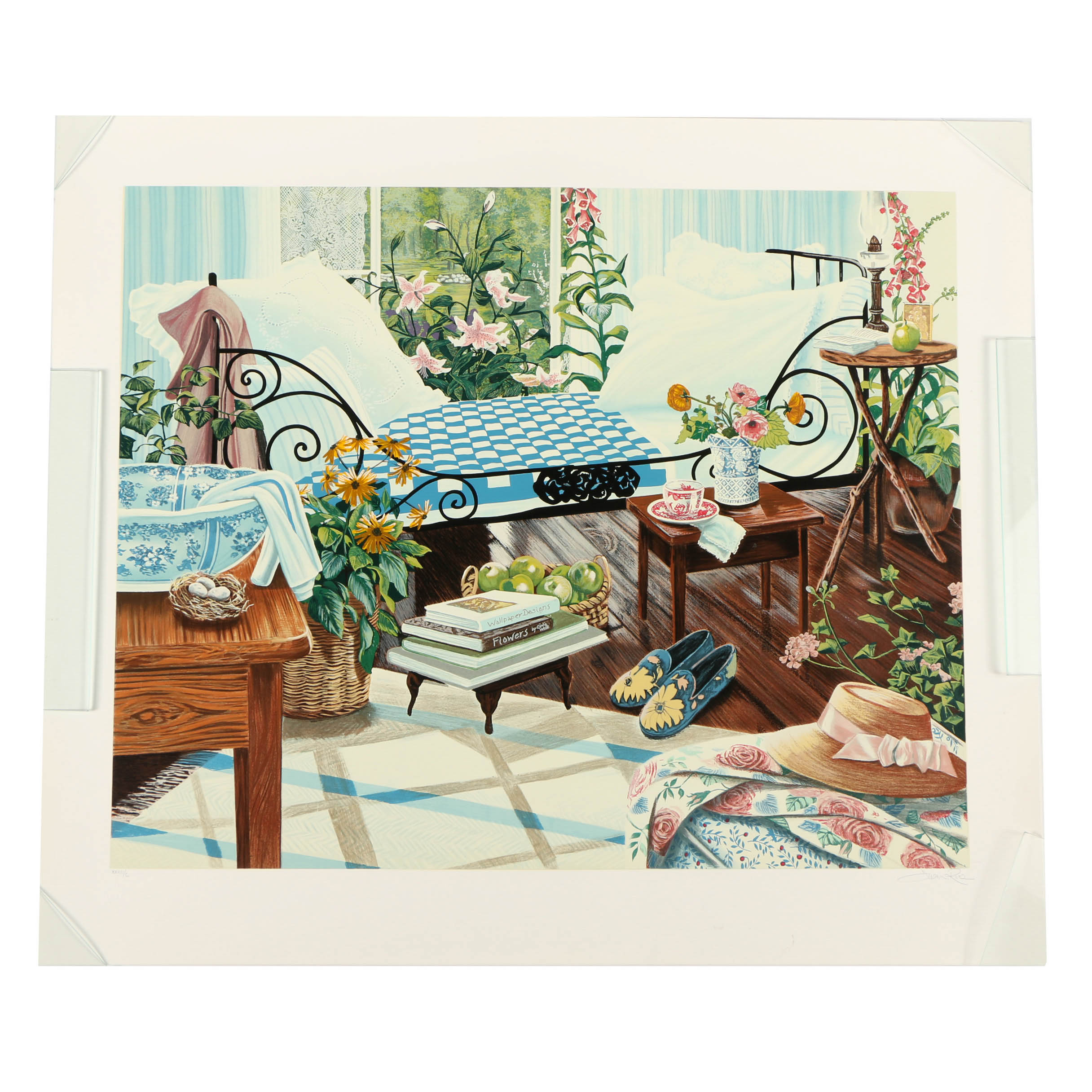 Susan Rios Limited Edition Serigraph "Retreat"