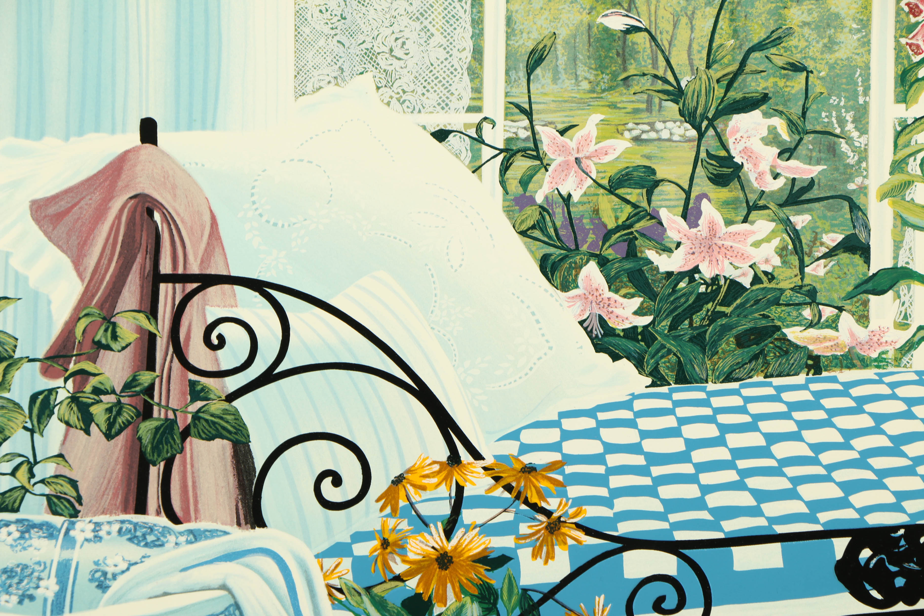 Susan Rios Limited Edition Serigraph "Retreat"