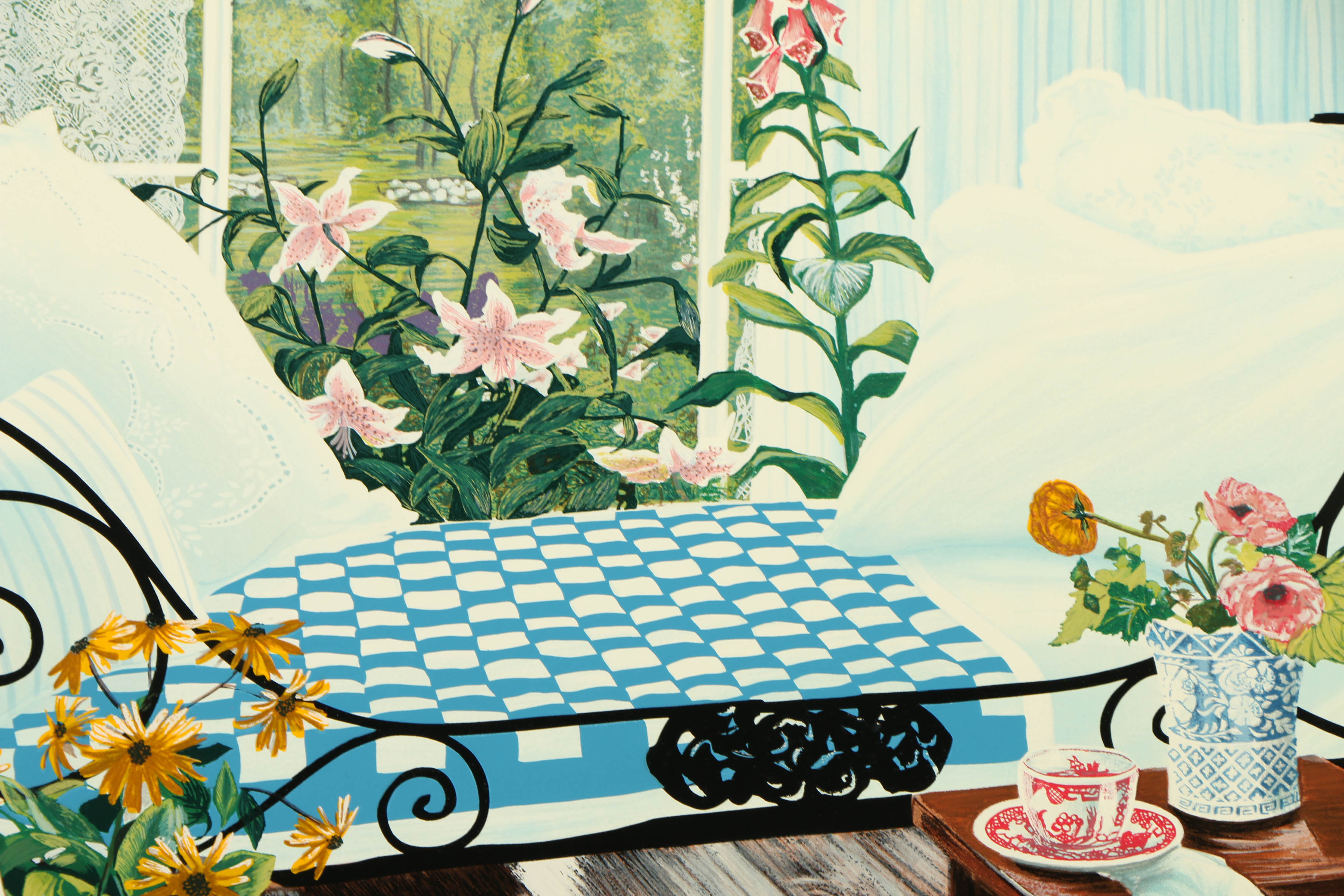 Susan Rios Limited Edition Serigraph "Retreat"