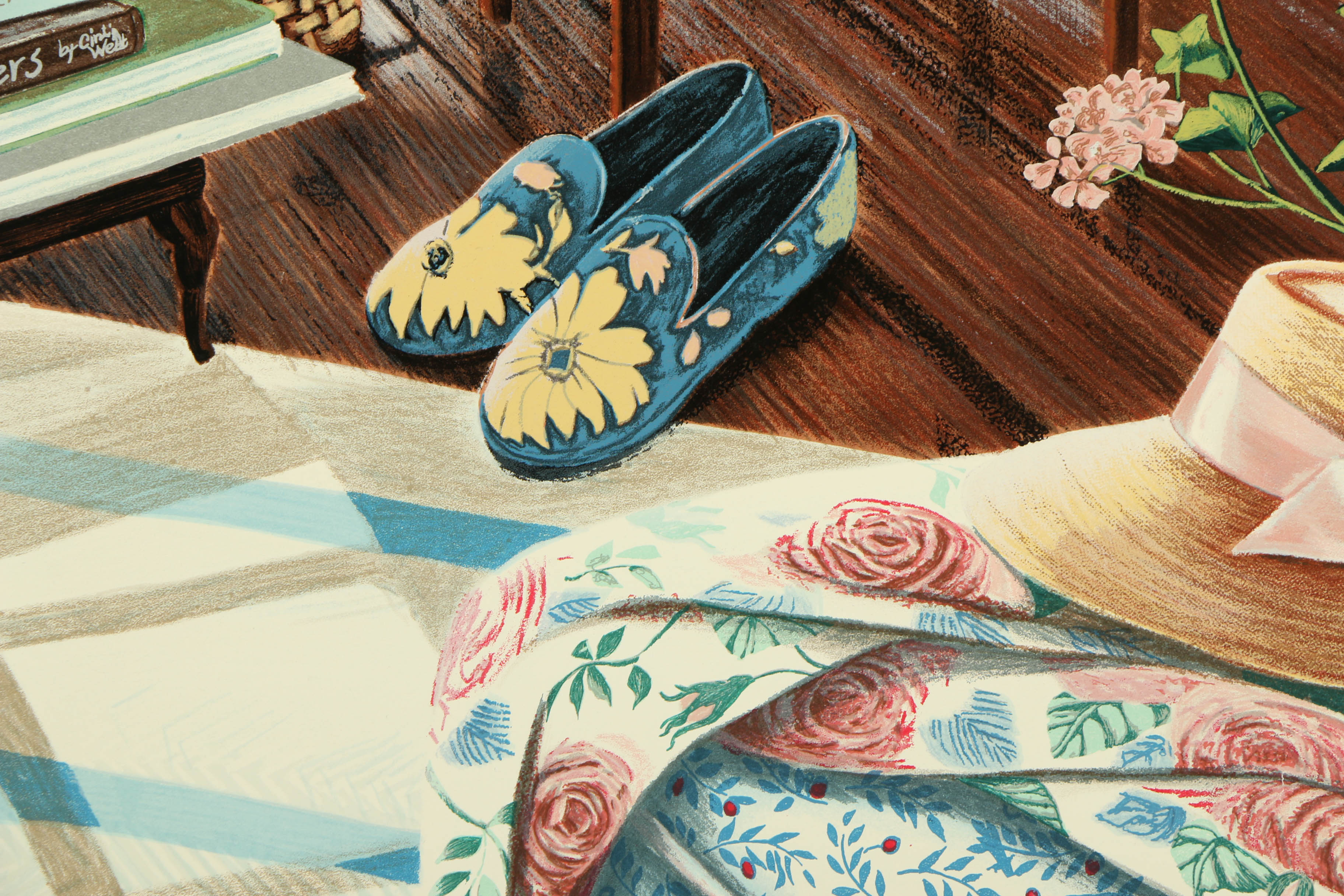 Susan Rios Limited Edition Serigraph "Retreat"