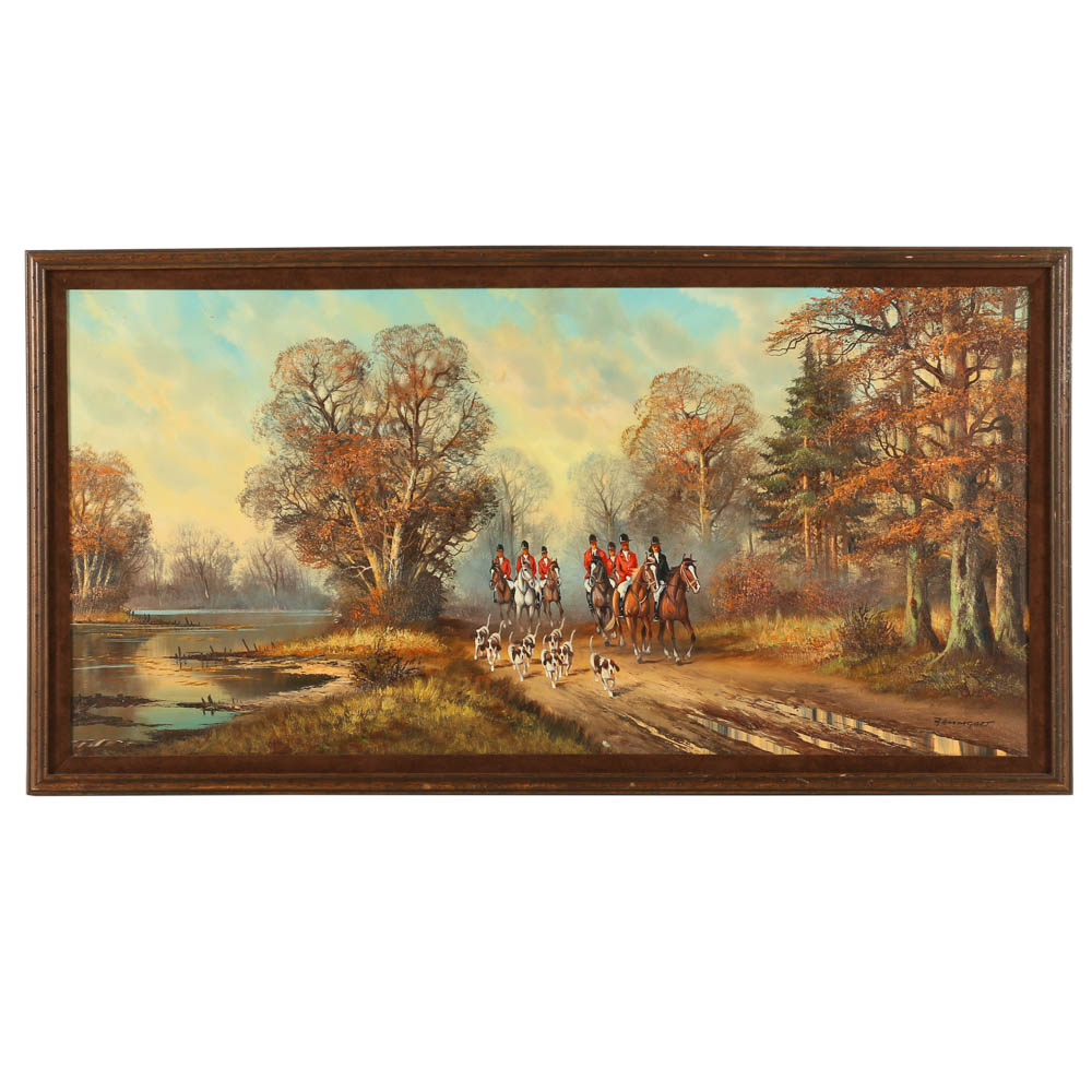 Horst Baumgart Oil Painting