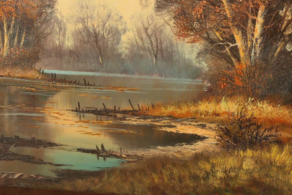 Horst Baumgart Oil Painting