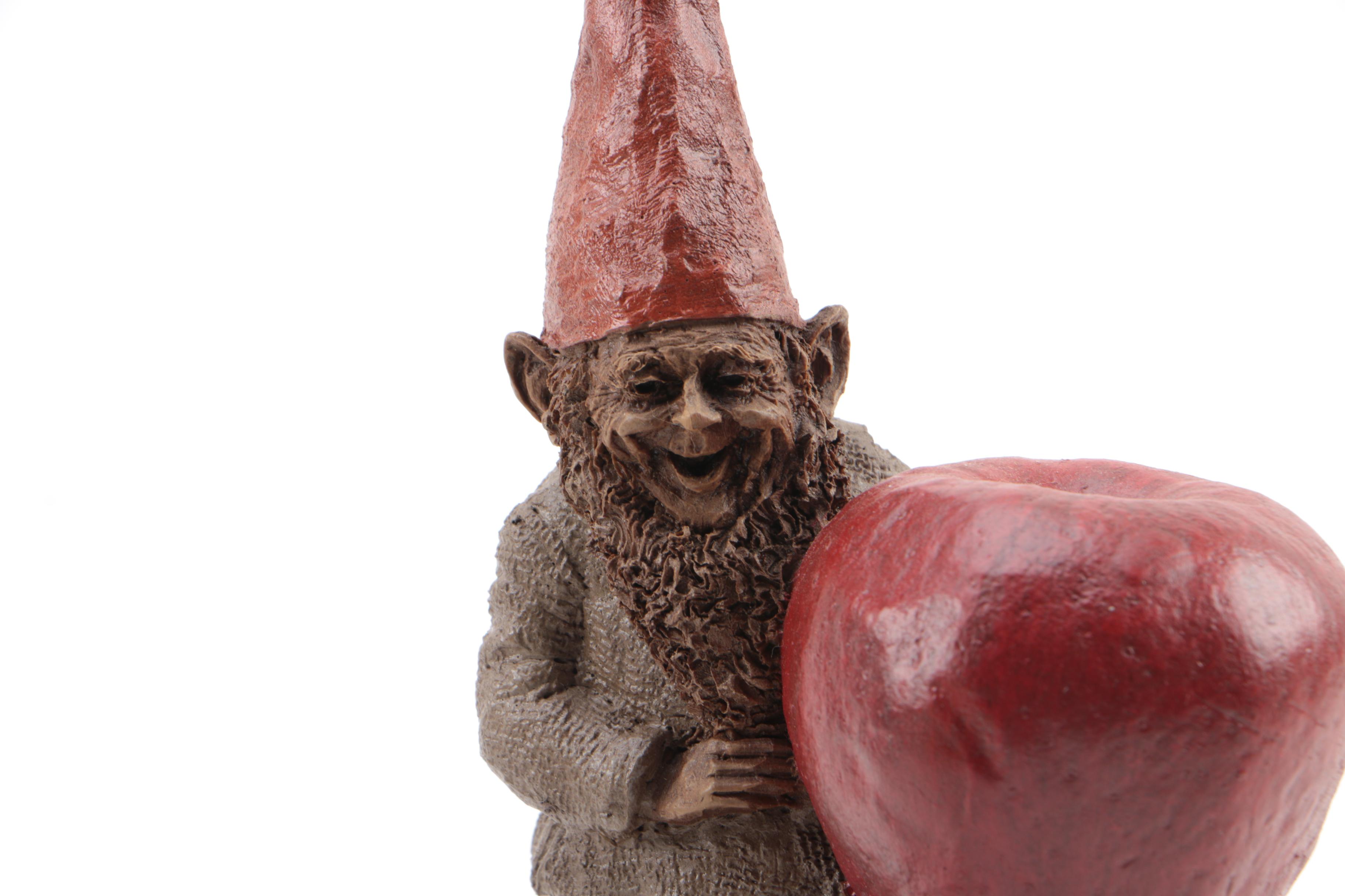 1985 Tom Clark Signed "Willie & Son" Resin Gnome Figurine