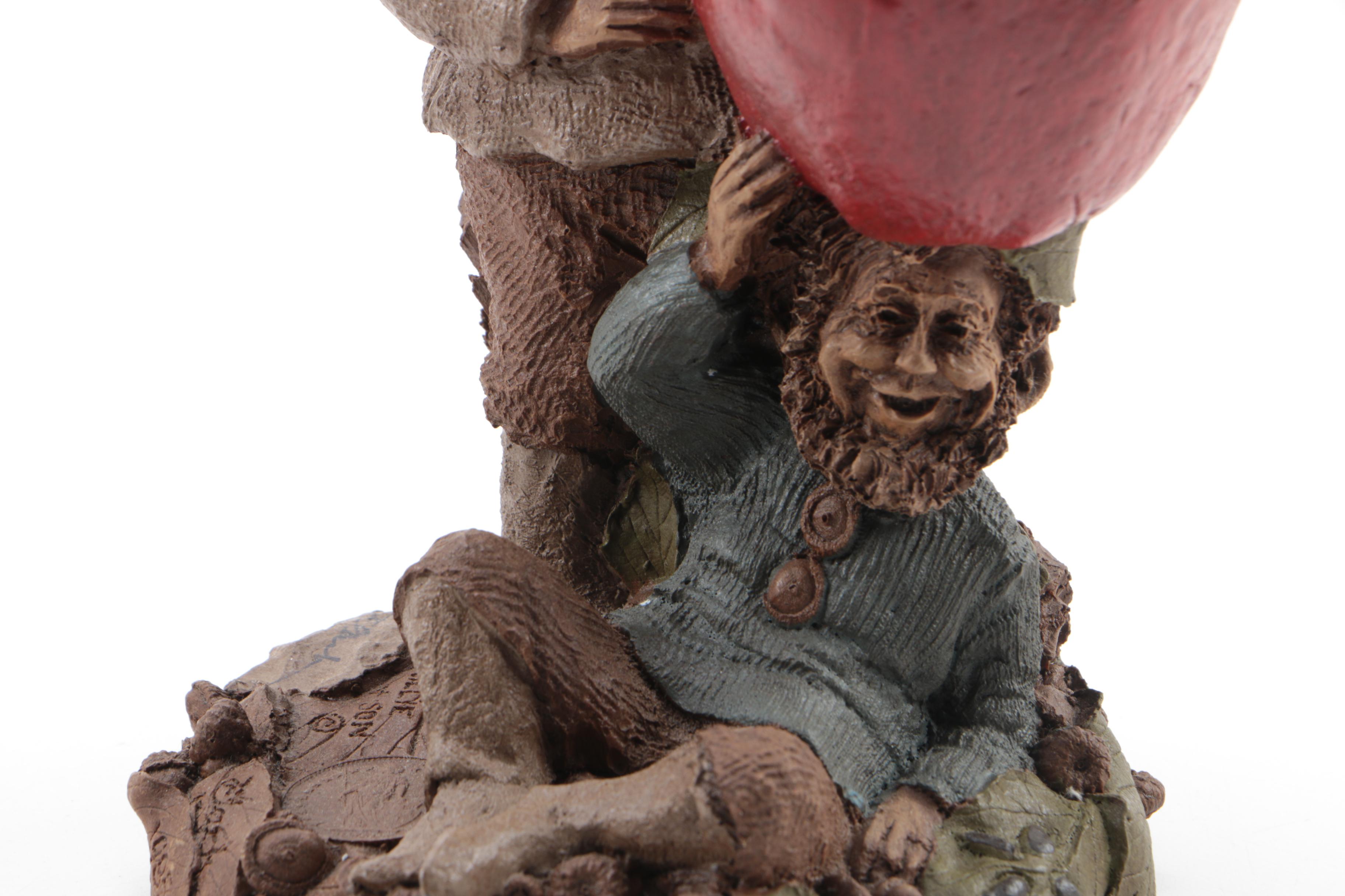 1985 Tom Clark Signed "Willie & Son" Resin Gnome Figurine