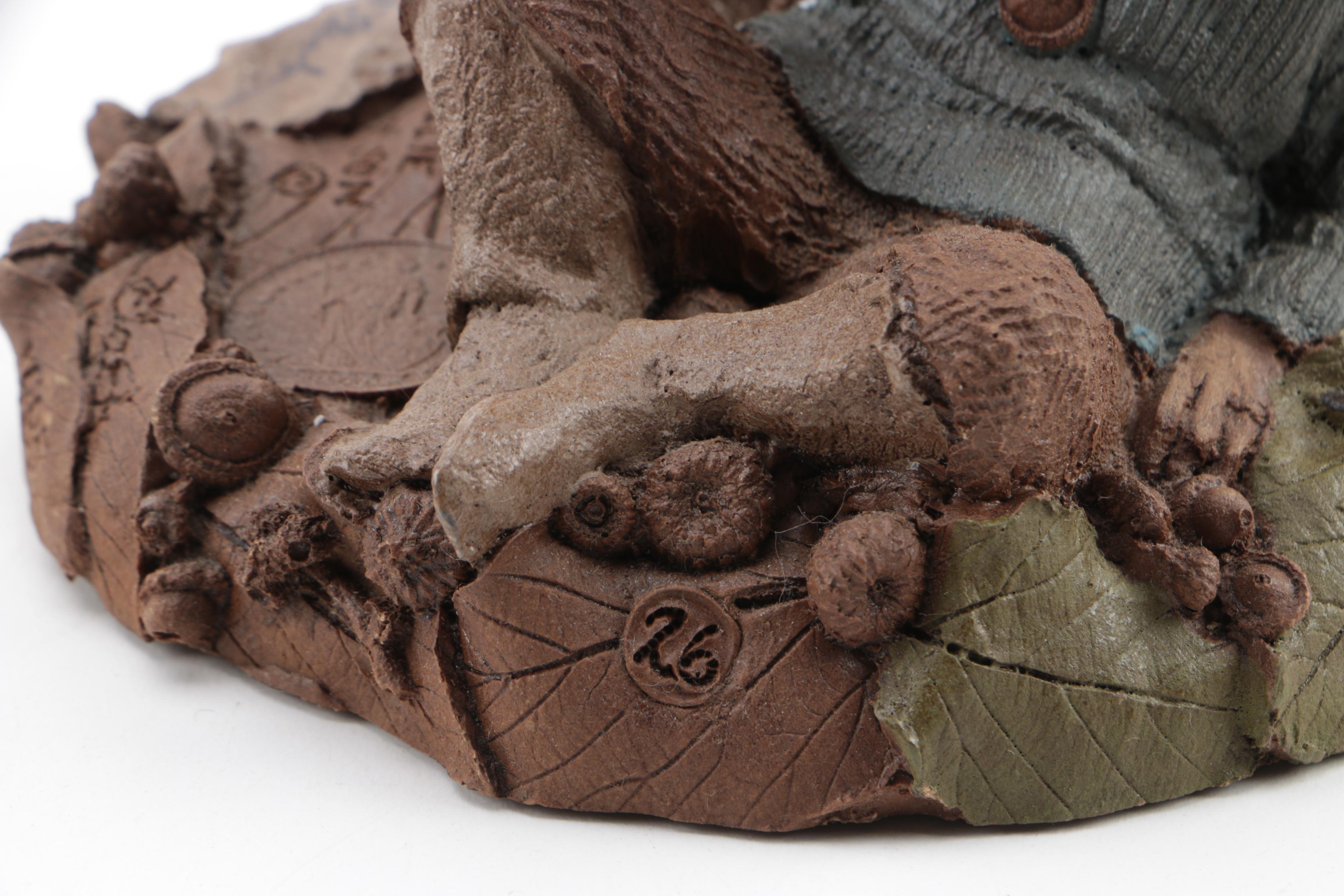 1985 Tom Clark Signed "Willie & Son" Resin Gnome Figurine