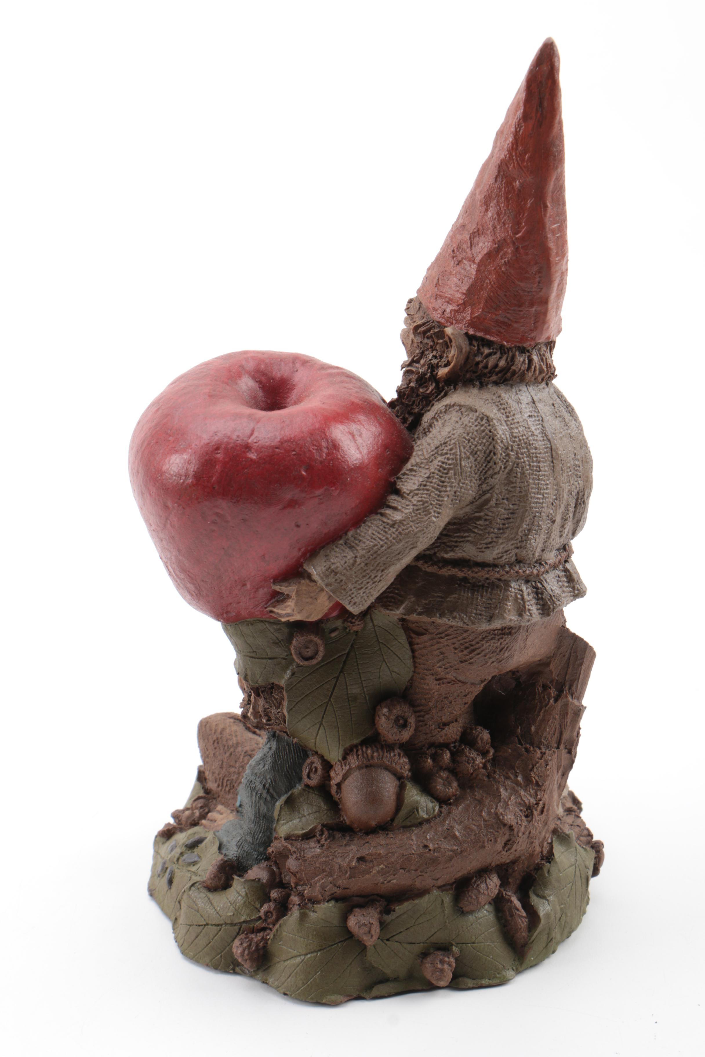 1985 Tom Clark Signed "Willie & Son" Resin Gnome Figurine