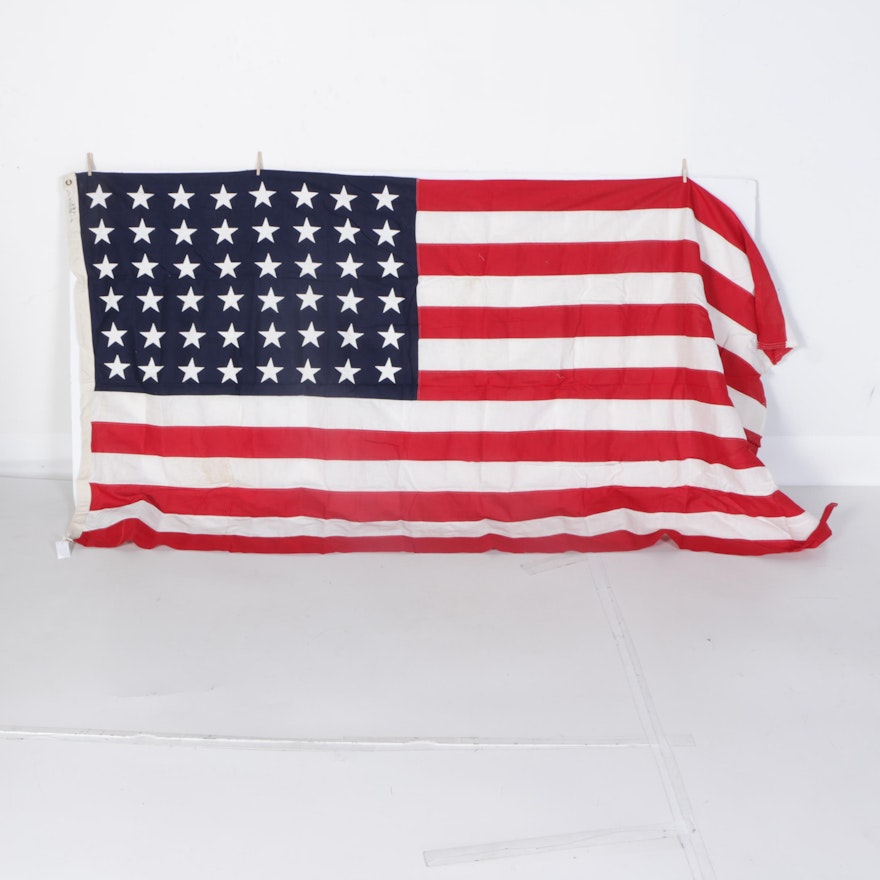 Vintage 48 Star American Flag by Valley Forge