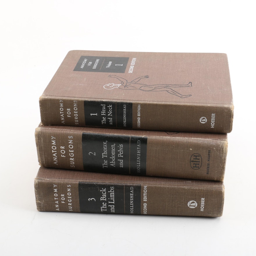 1968 "Anatomy for Surgeons" in Three Volumes