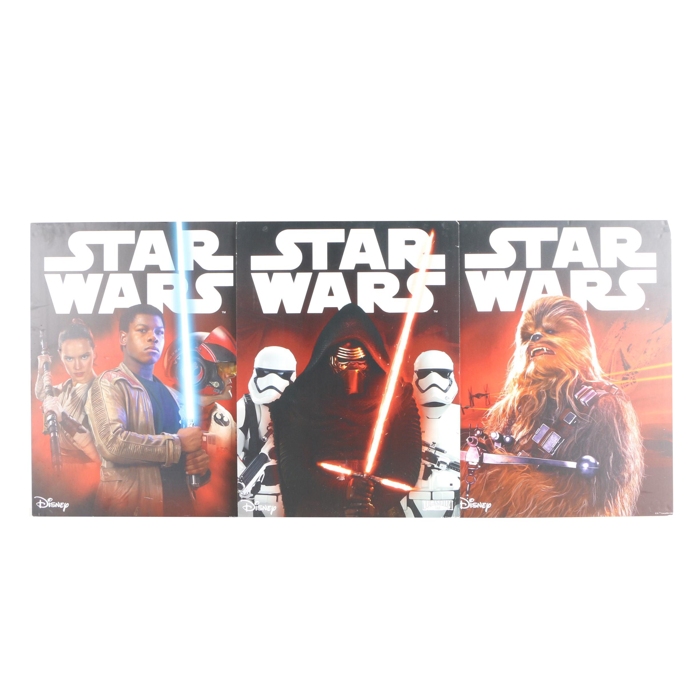 Three Giclee Print Posters for Modern "Star Wars" Movies